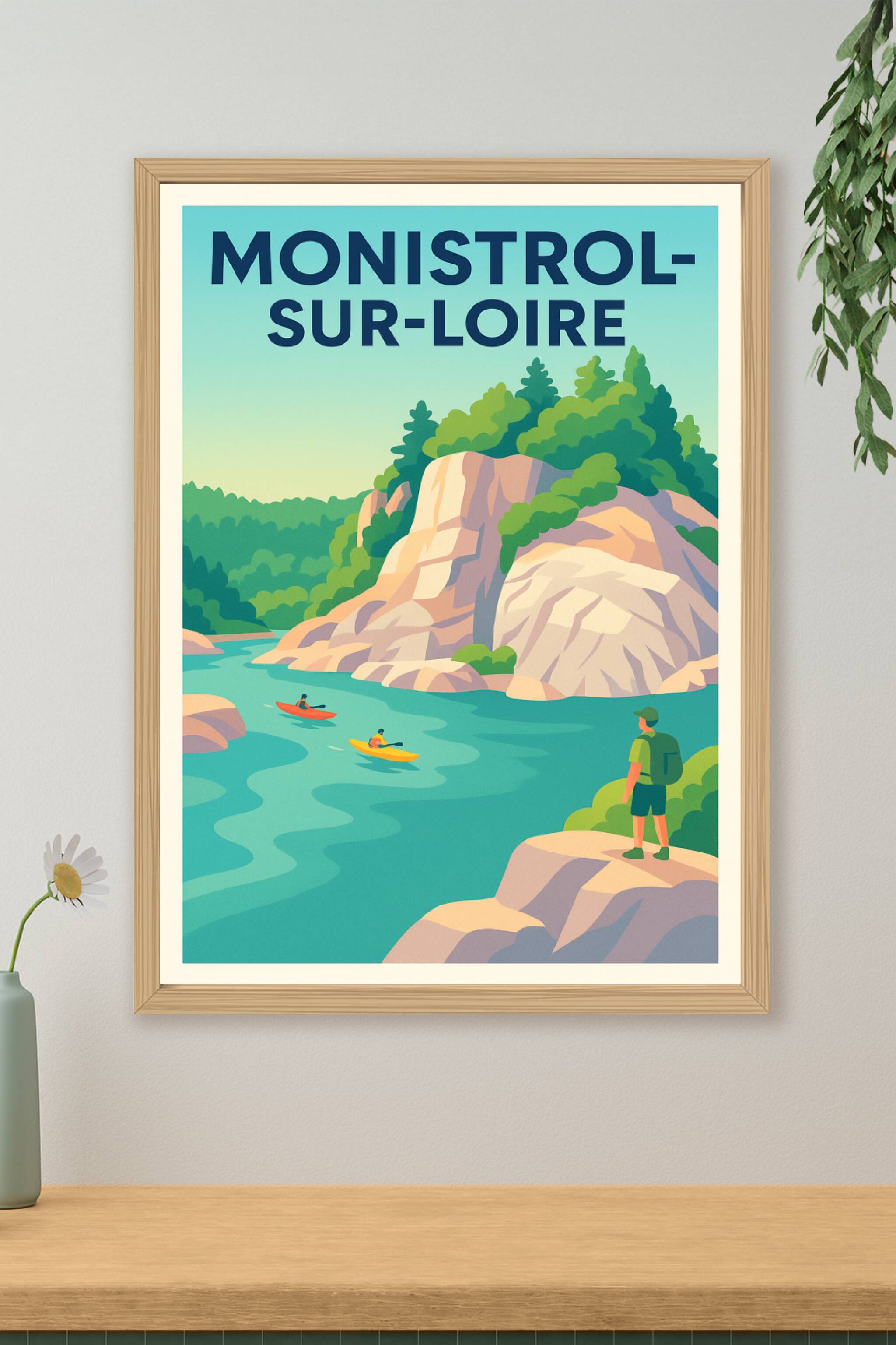 Affiche de Monistrol-sur-Loire - Nature et Aventure au Cœur de la Loire
