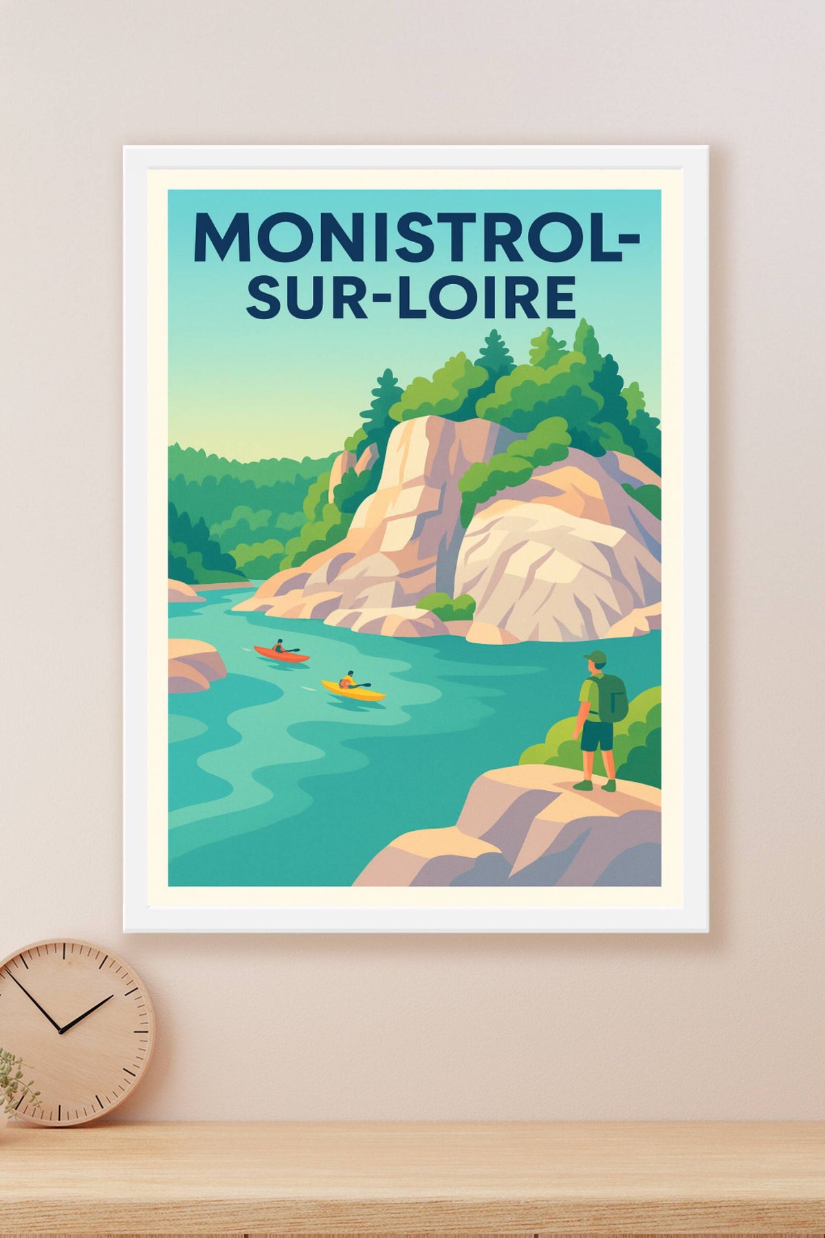 Affiche de Monistrol-sur-Loire - Nature et Aventure au Cœur de la Loire