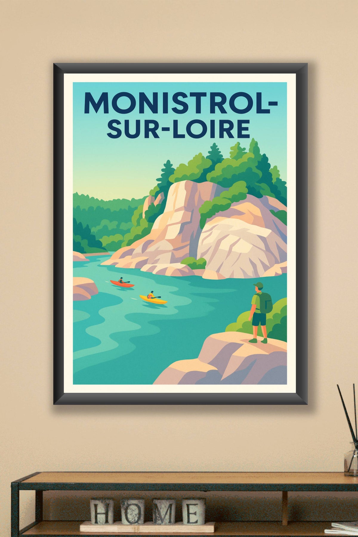 Affiche de Monistrol-sur-Loire - Nature et Aventure au Cœur de la Loire
