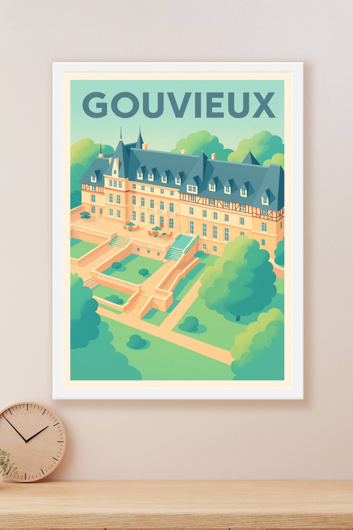 Affiche de Gouvieux - Élégance et charme historique