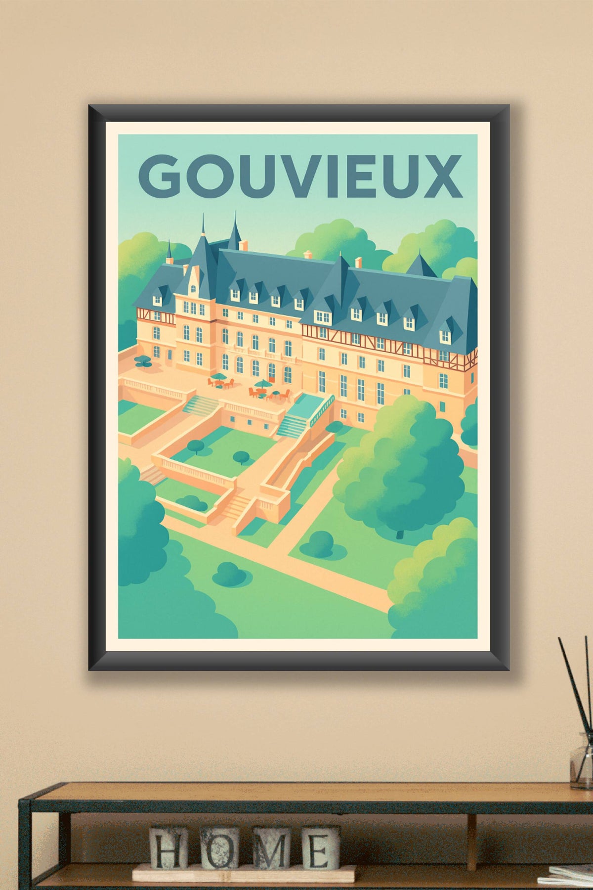 Affiche de Gouvieux - Élégance et charme historique