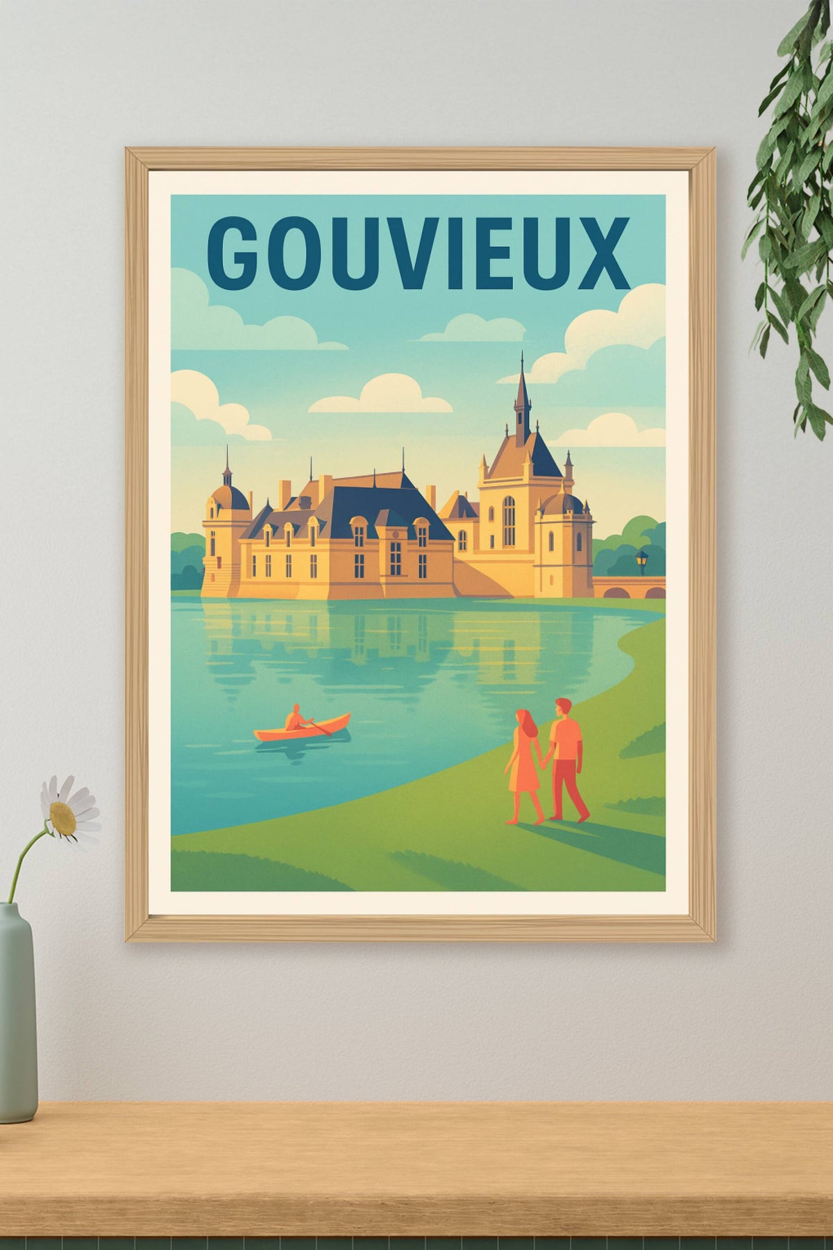 Affiche de Gouvieux - Élégance et sérénité au château