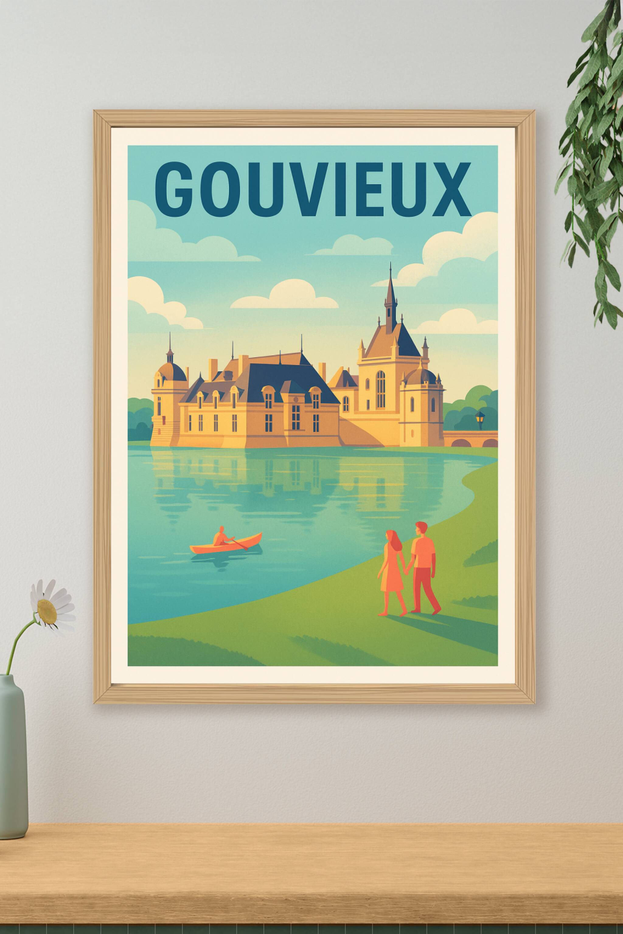 Affiche de Gouvieux - Élégance et sérénité au château