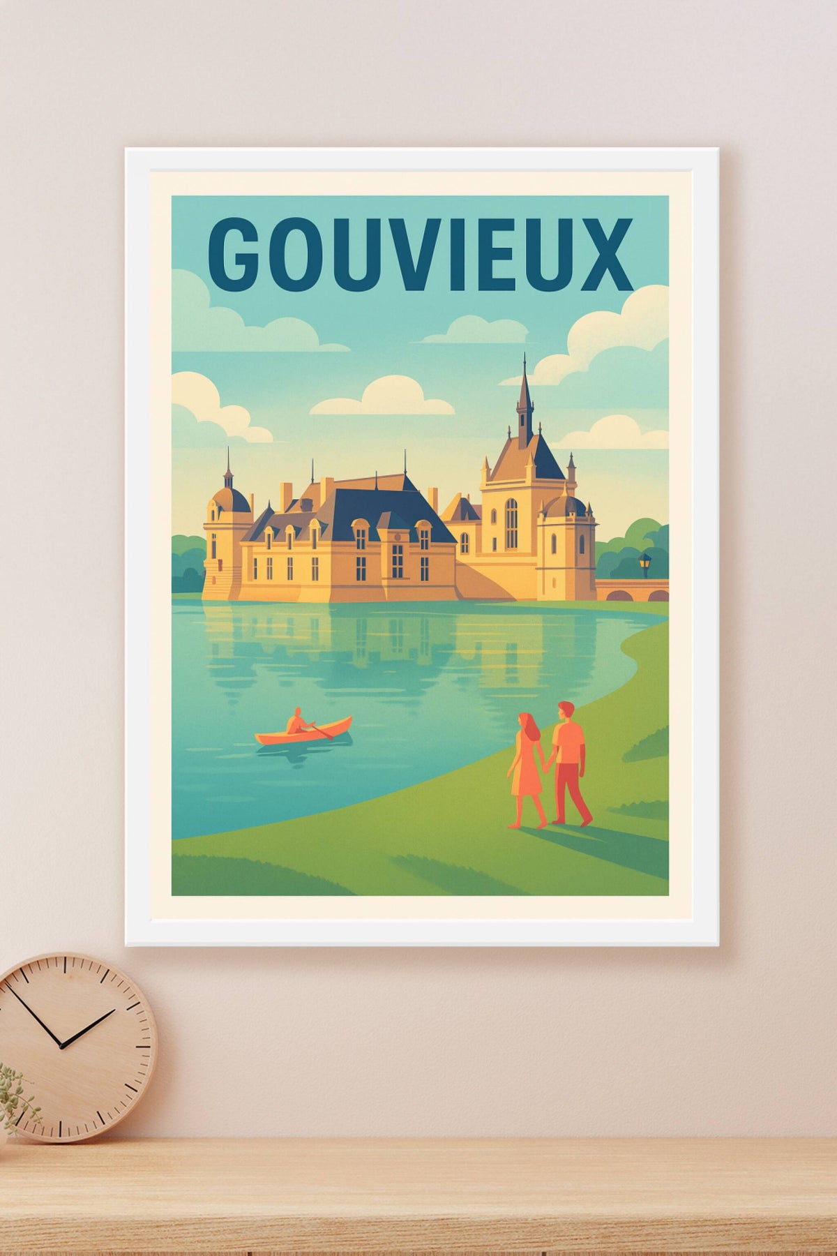 Affiche de Gouvieux - Élégance et sérénité au château