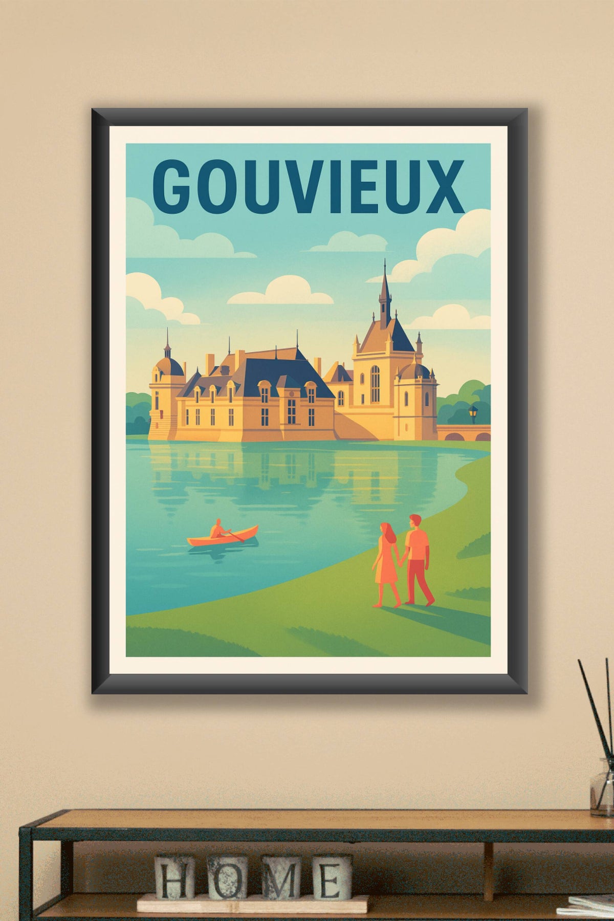 Affiche de Gouvieux - Élégance et sérénité au château