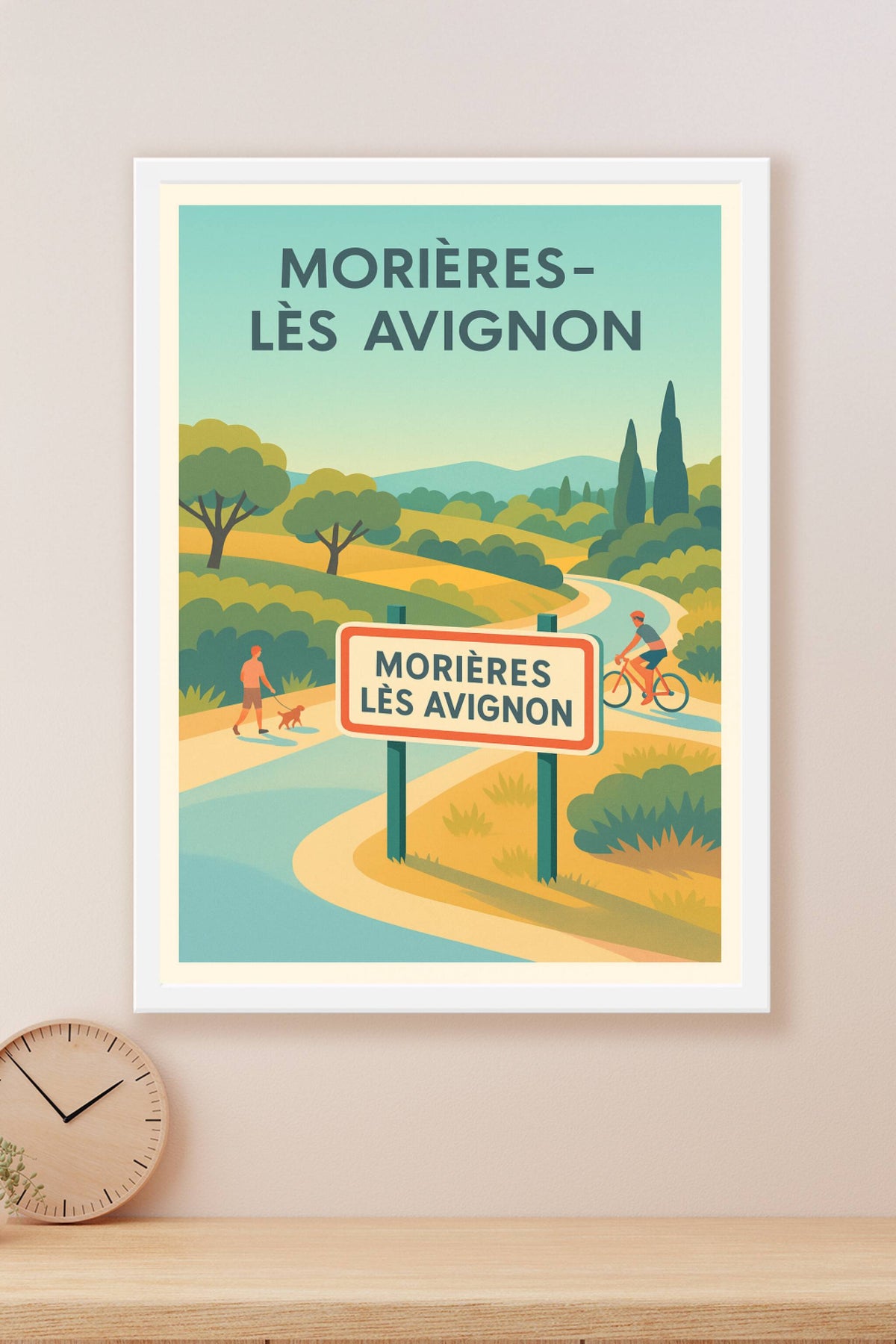 Affiche de Morières-lès Avignon - Douceur de vie provençale