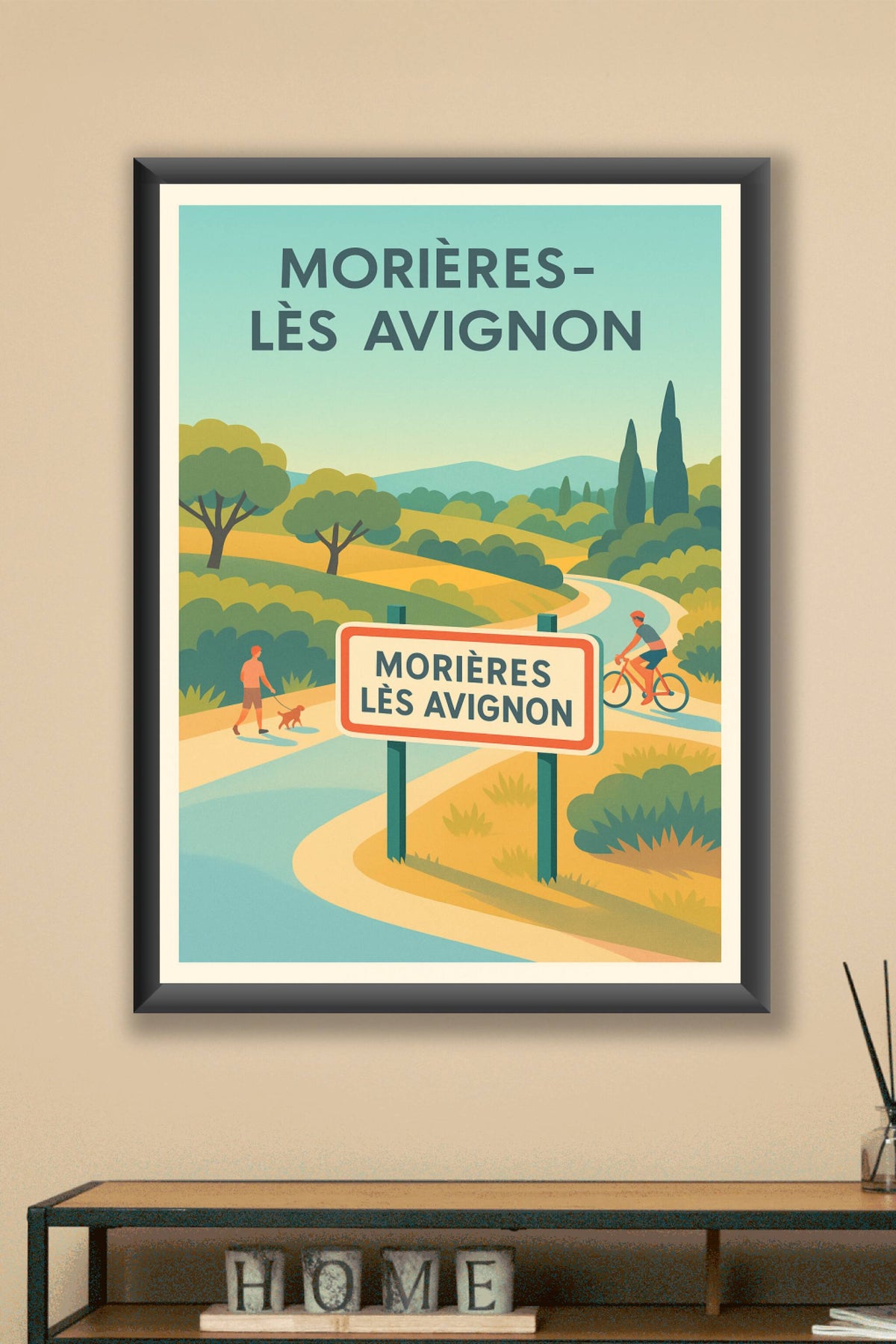 Affiche de Morières-lès Avignon - Douceur de vie provençale