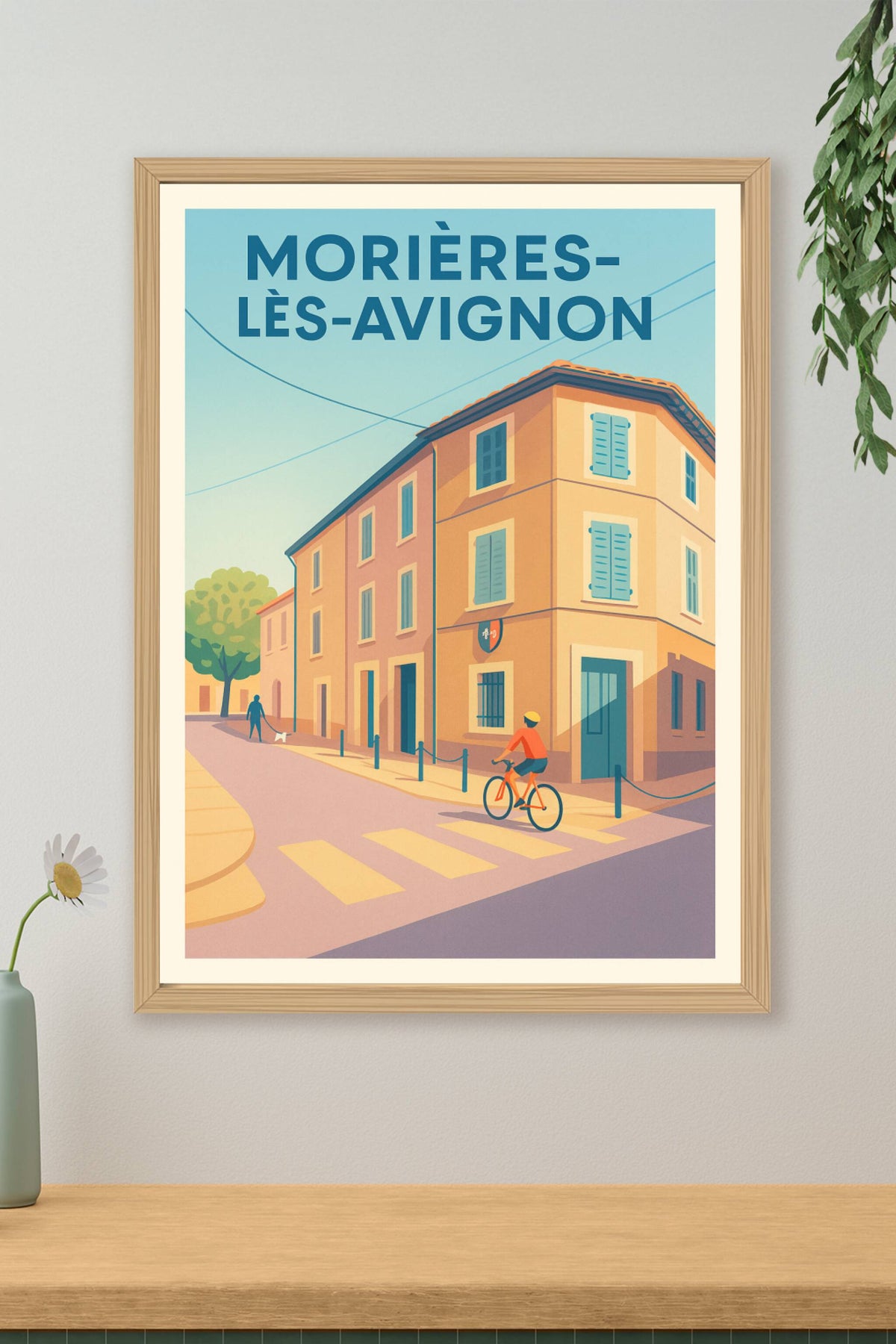 Affiche de Morières-lès-Avignon - Charme et douceur de vivre provençale