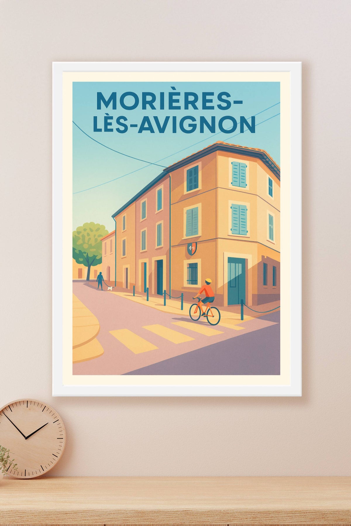 Affiche de Morières-lès-Avignon - Charme et douceur de vivre provençale