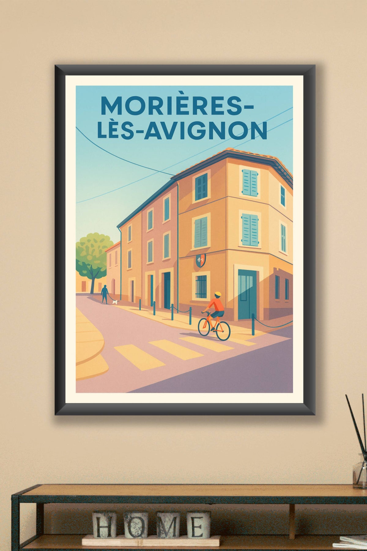 Affiche de Morières-lès-Avignon - Charme et douceur de vivre provençale