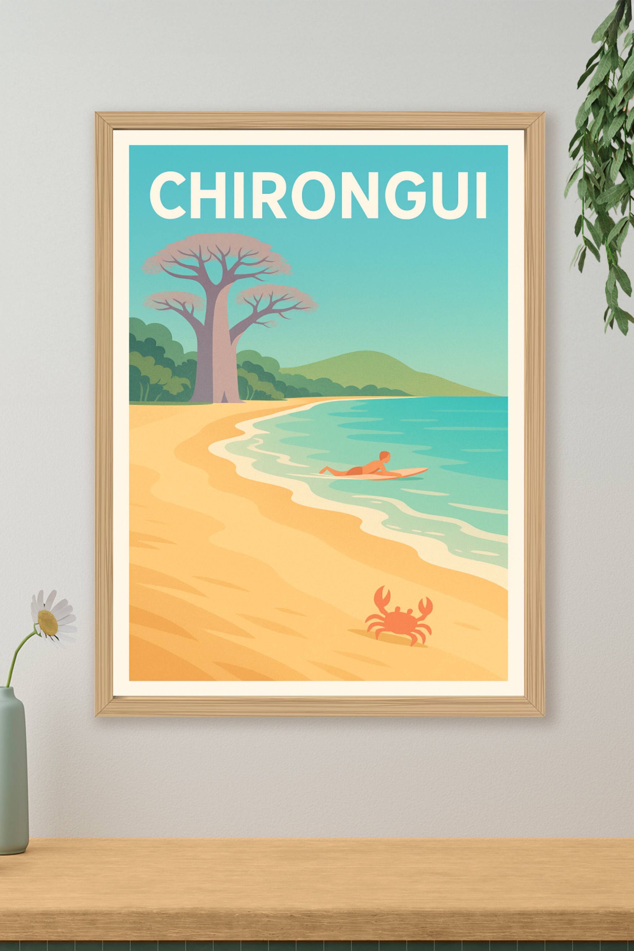 Affiche de Chirongui - Évasion tropicale sur la plage