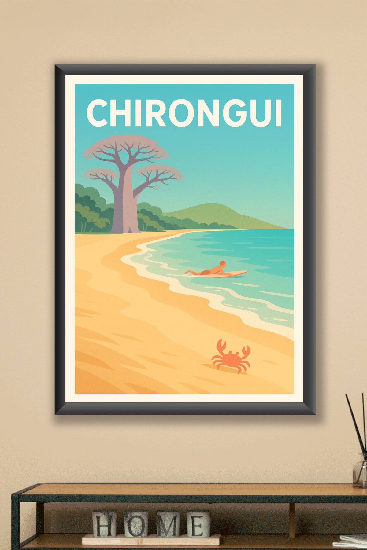 Affiche de Chirongui - Évasion tropicale sur la plage
