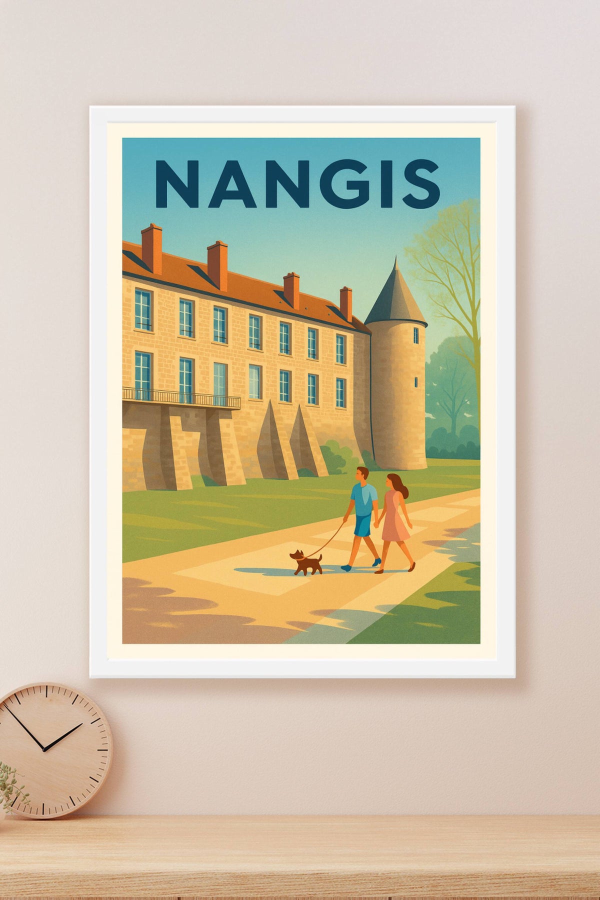 Affiche de Nangis - Promenade au château enchanteur