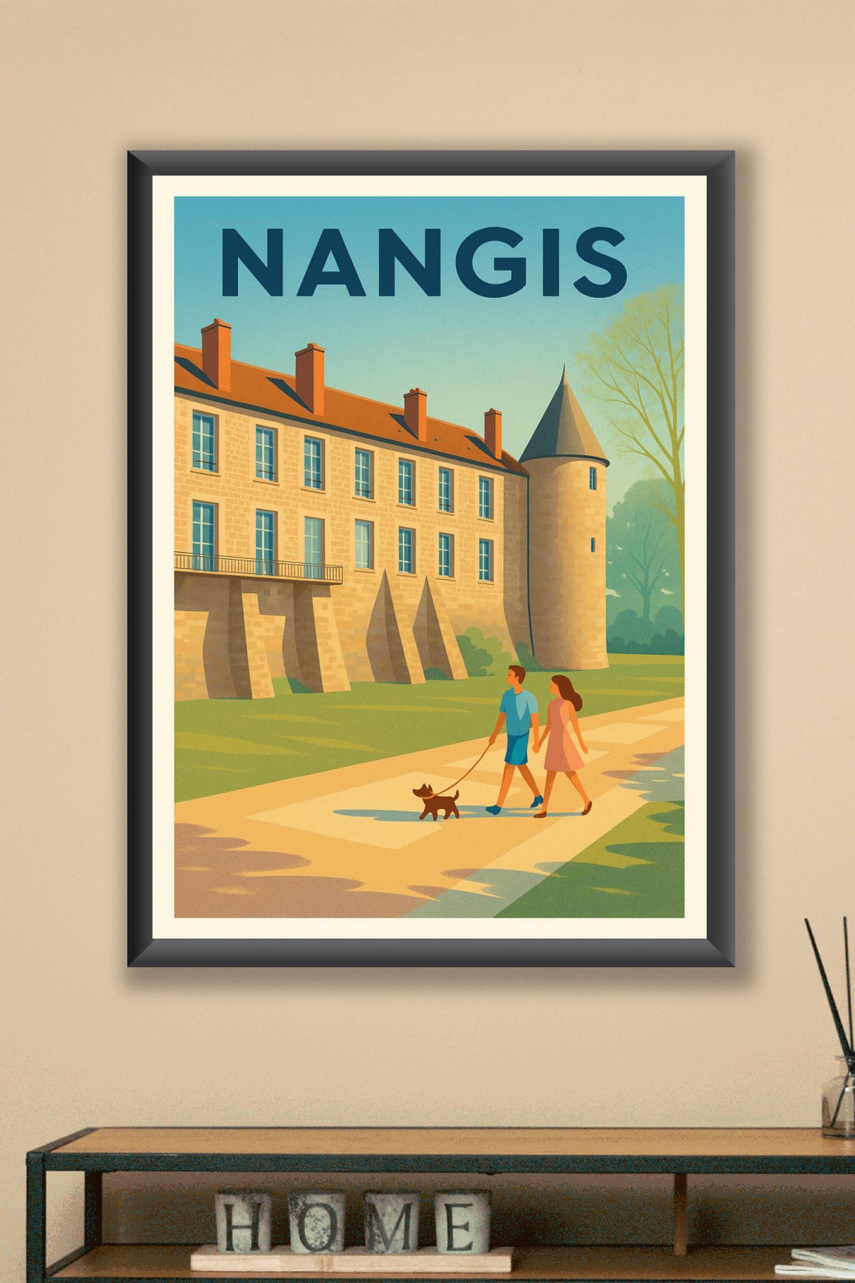 Affiche de Nangis - Promenade au château enchanteur