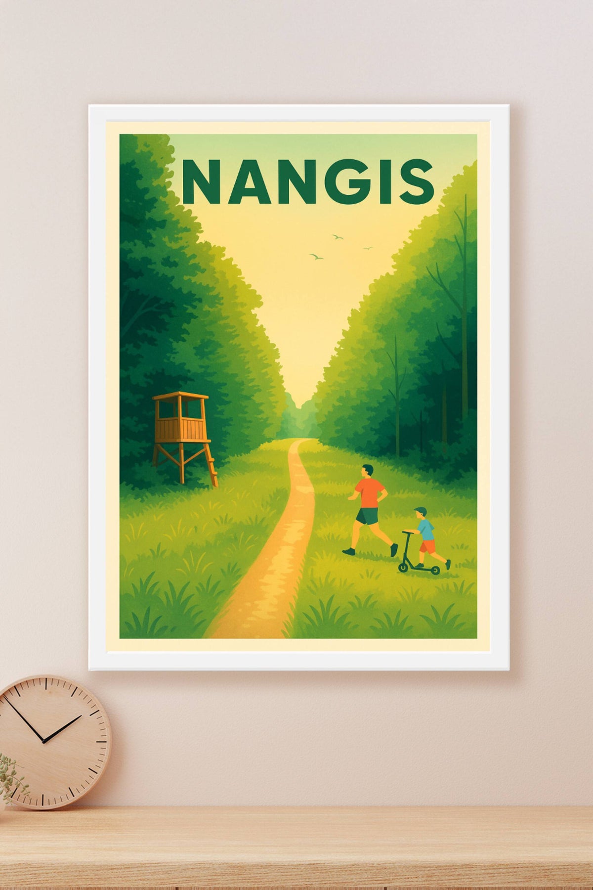Affiche de Nangis - Évasion nature en pleine forêt
