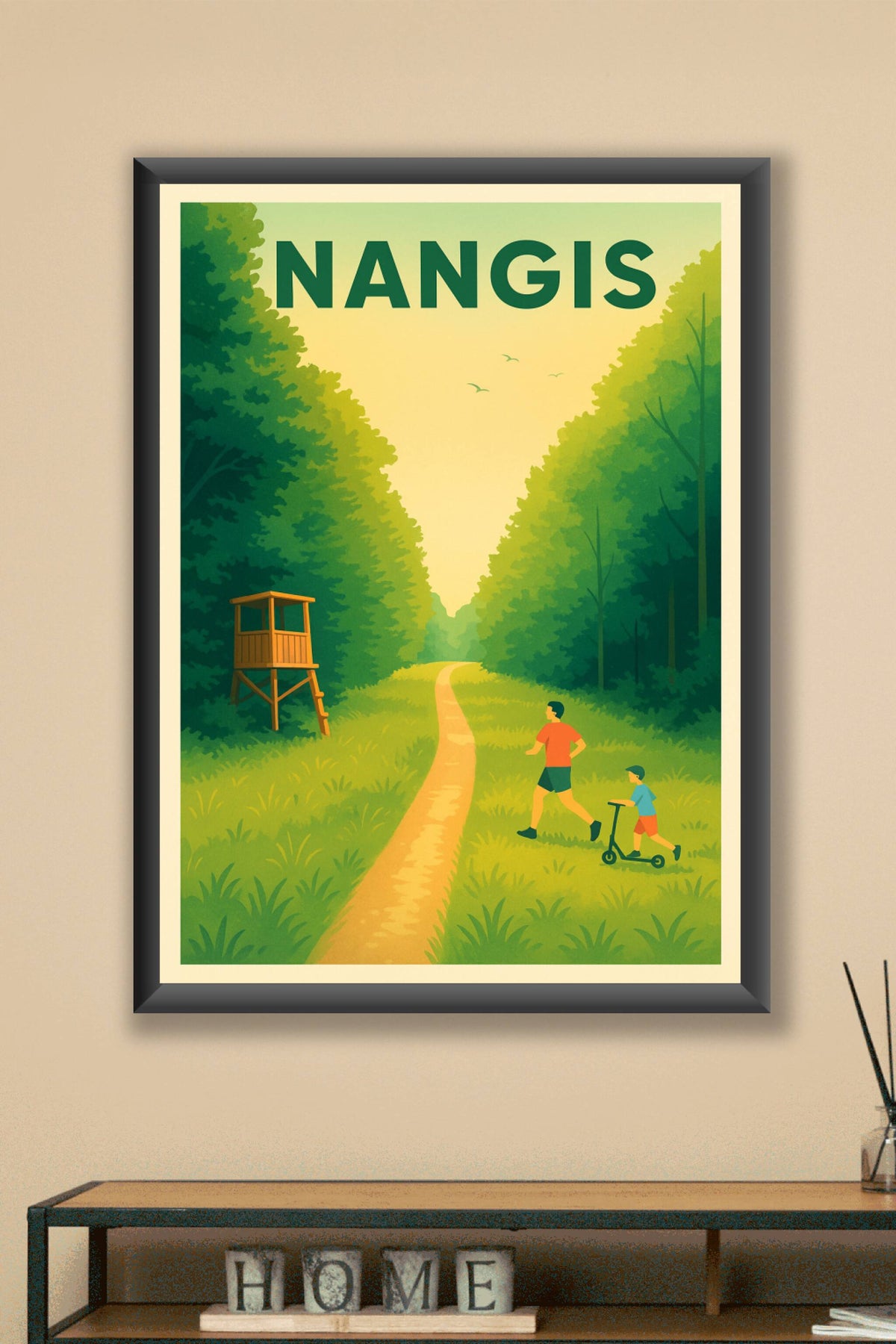 Affiche de Nangis - Évasion nature en pleine forêt