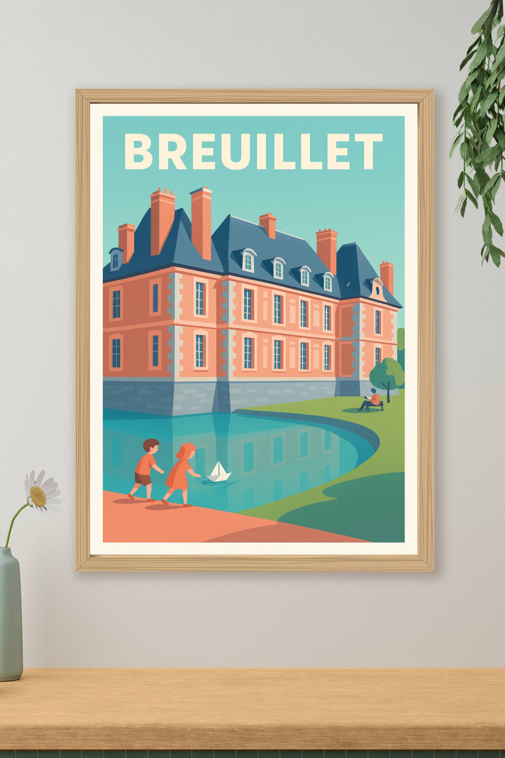 Affiche de Breuillet - Charme et sérénité au bord de l'eau