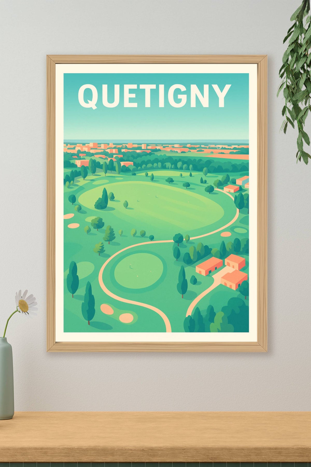 Affiche de Quetigny - Une parenthèse verte au cœur de la ville