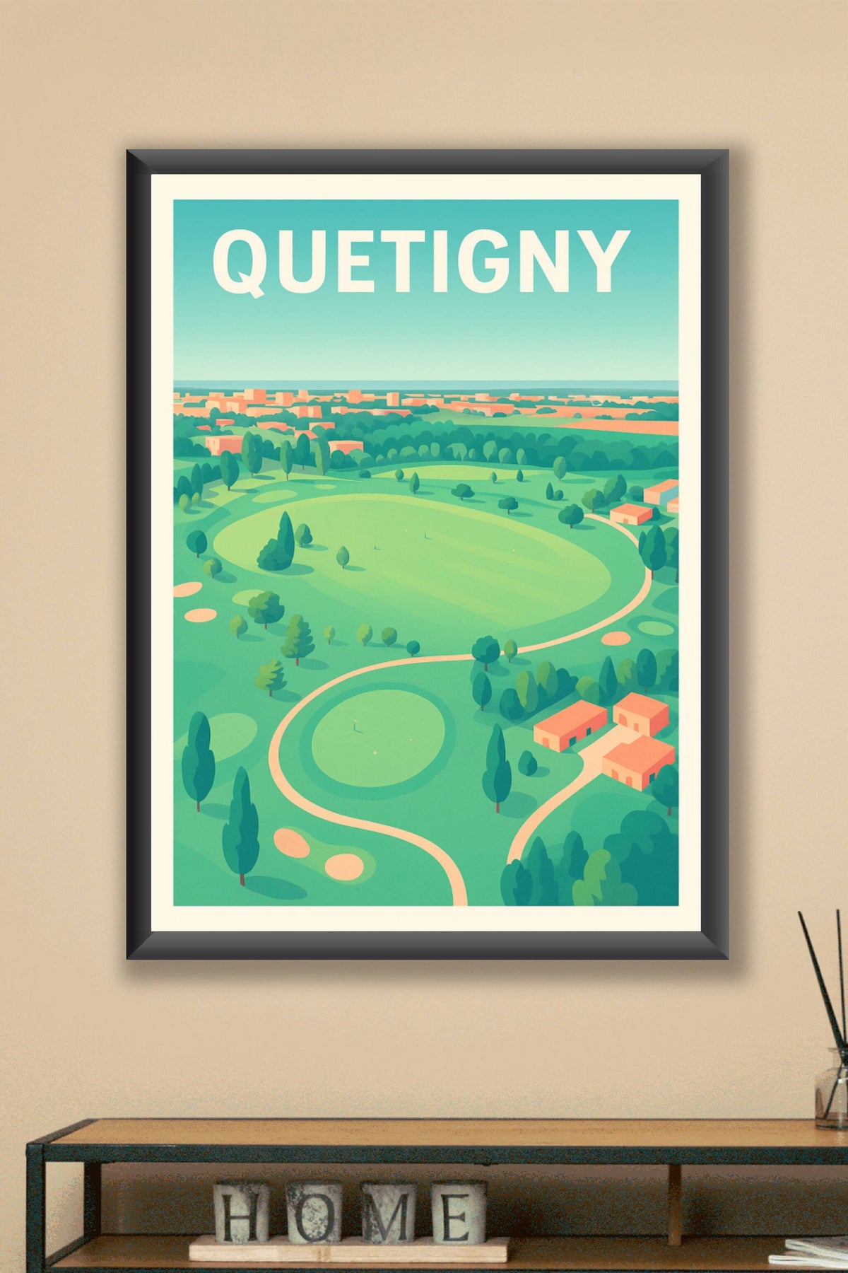 Affiche de Quetigny - Une parenthèse verte au cœur de la ville
