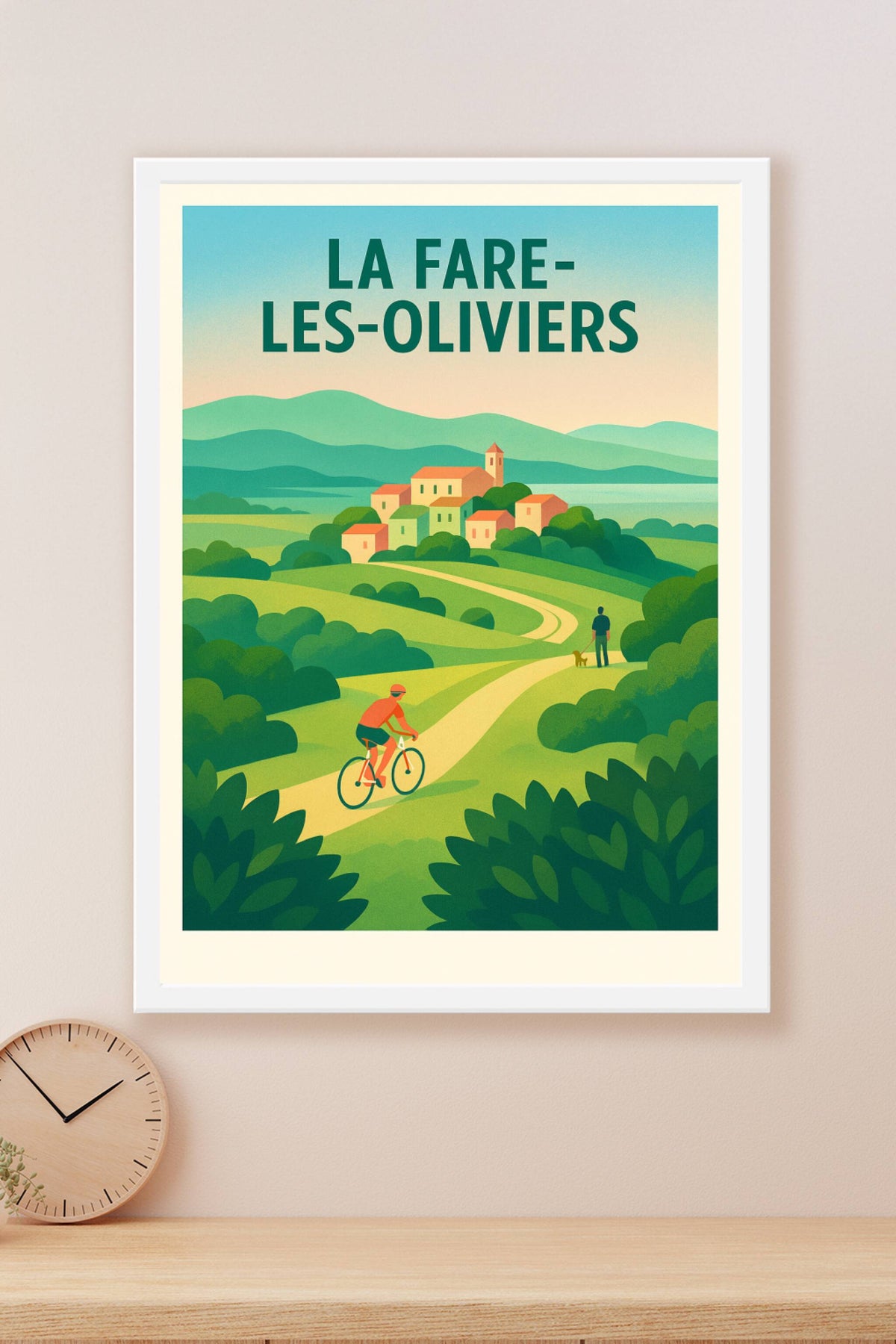 Affiche de La Fare-les-Oliviers - Escapade nature à vélo