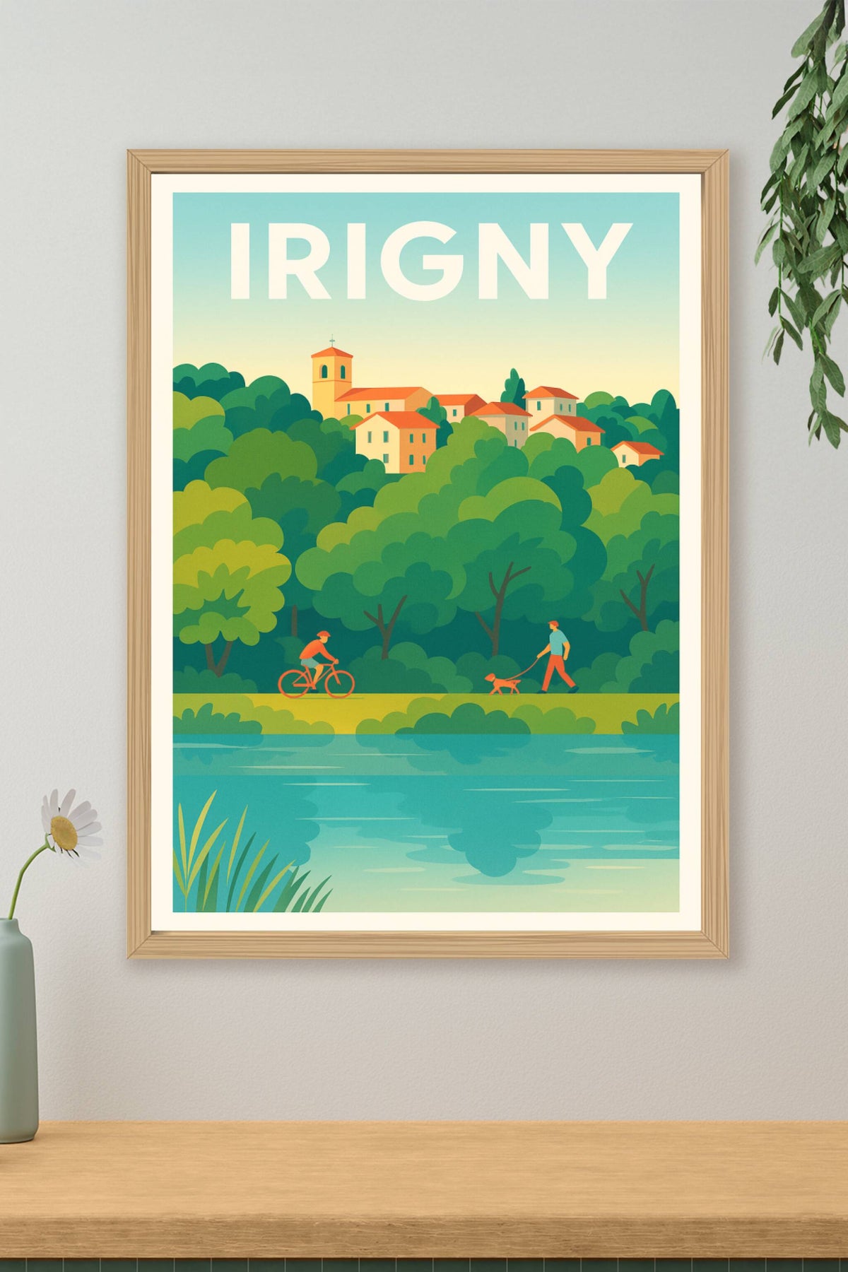 Affiche de Irigny - Évasion nature et douceur de vivre