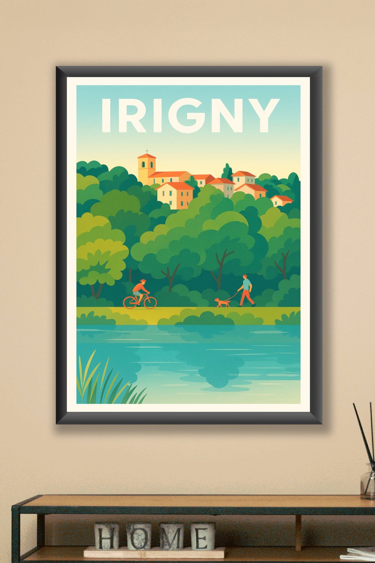 Affiche de Irigny - Évasion nature et douceur de vivre