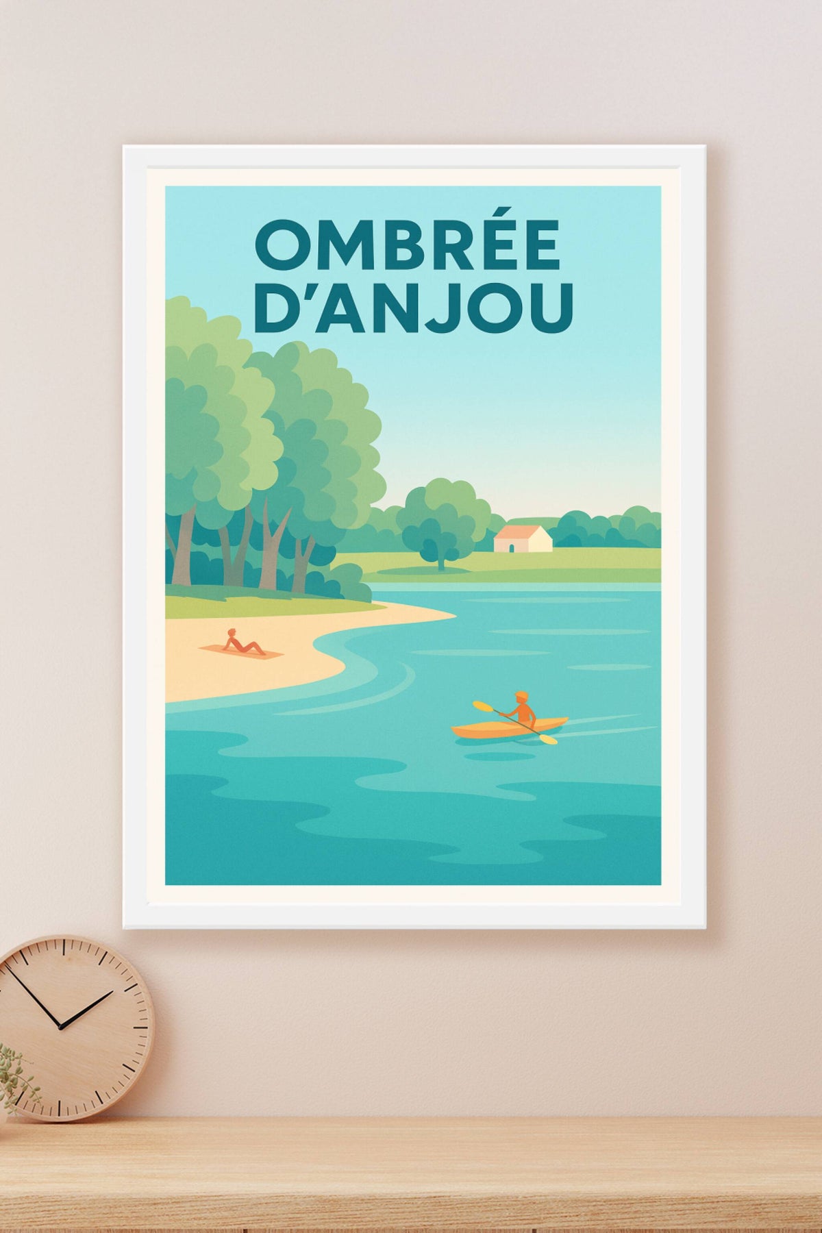 Affiche de Anjou - Sérénité au fil de l'eau