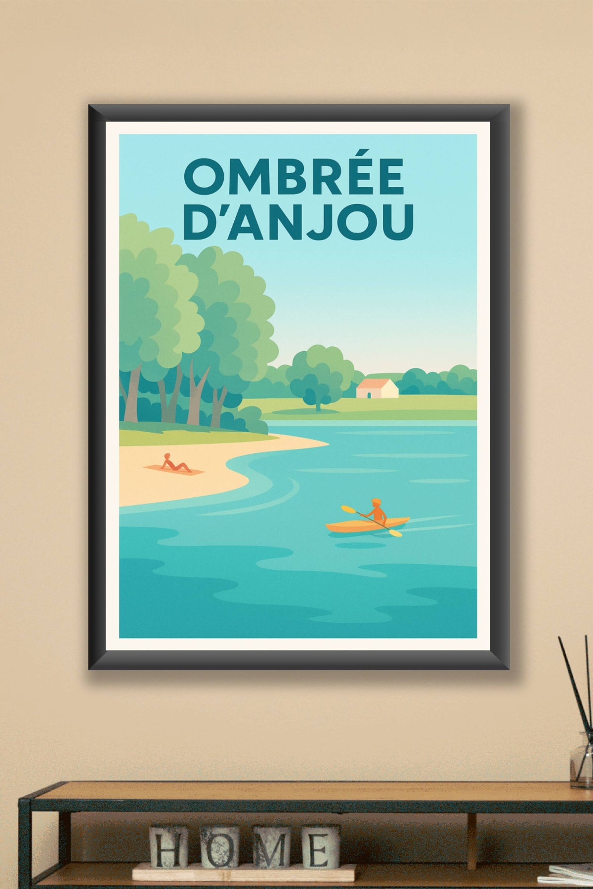 Affiche de Anjou - Sérénité au fil de l'eau