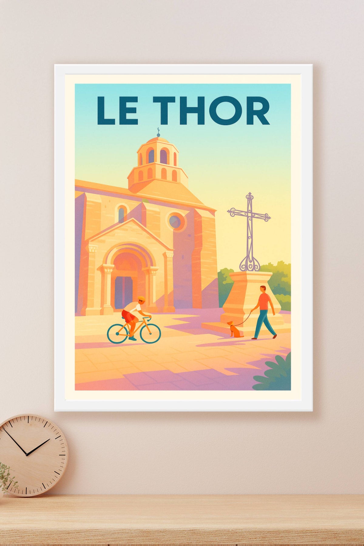 Affiche de Le Thor - Charme et douceur provençale