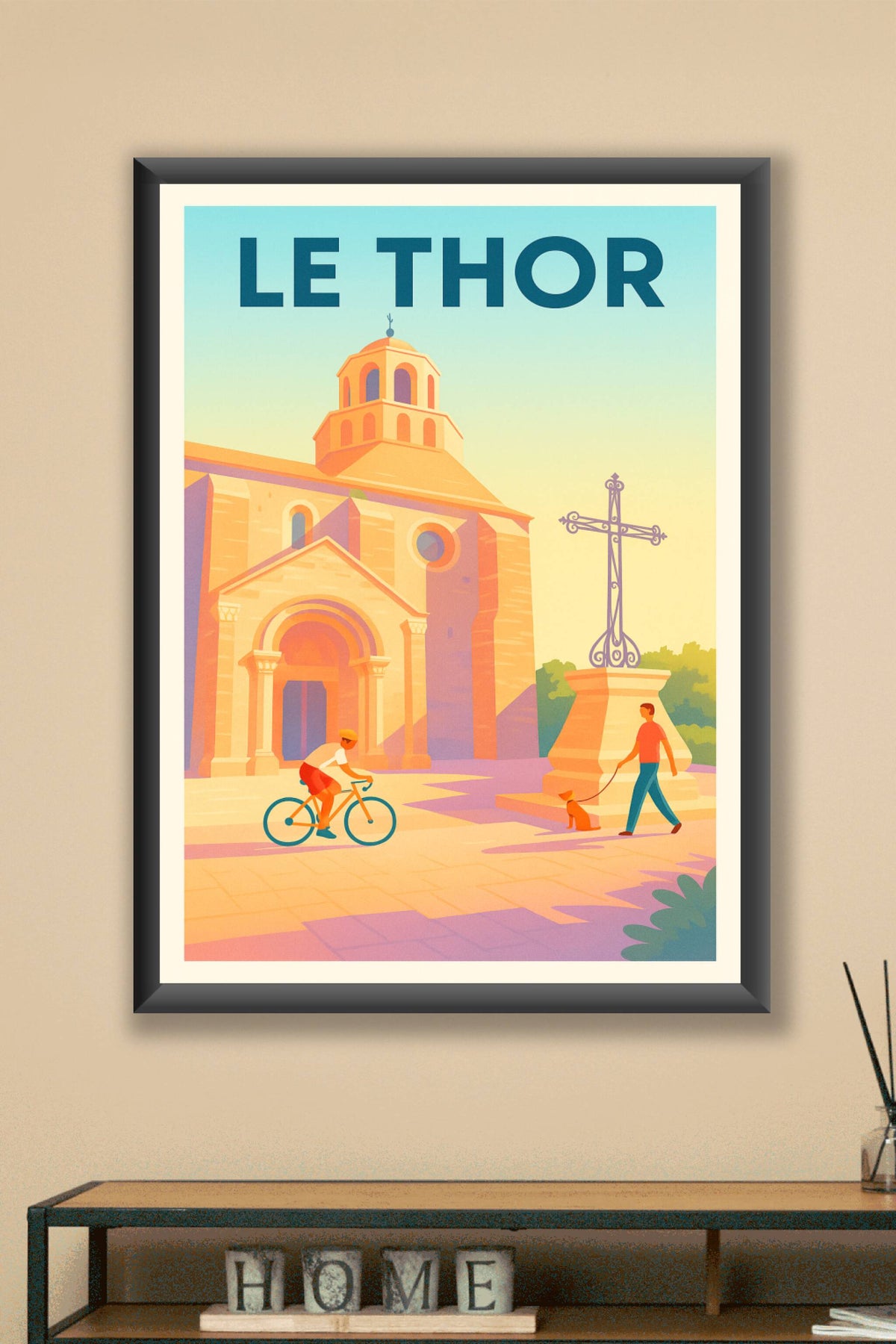 Affiche de Le Thor - Charme et douceur provençale