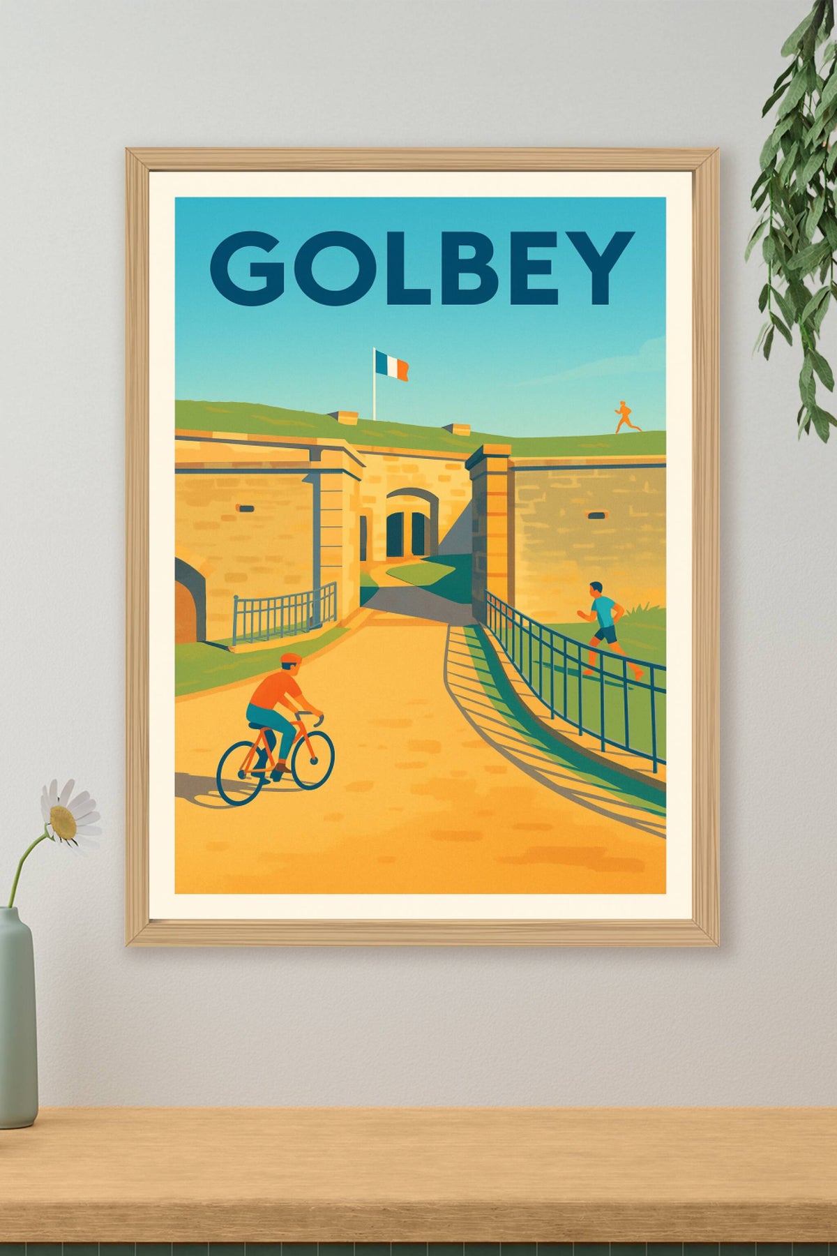 Affiche de Golbey - Esprit sportif et patrimoine historique
