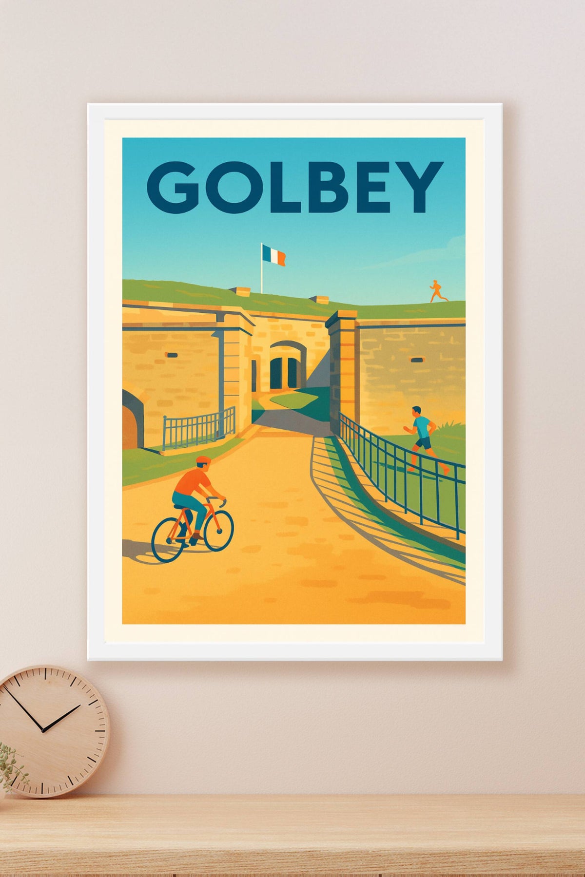 Affiche de Golbey - Esprit sportif et patrimoine historique