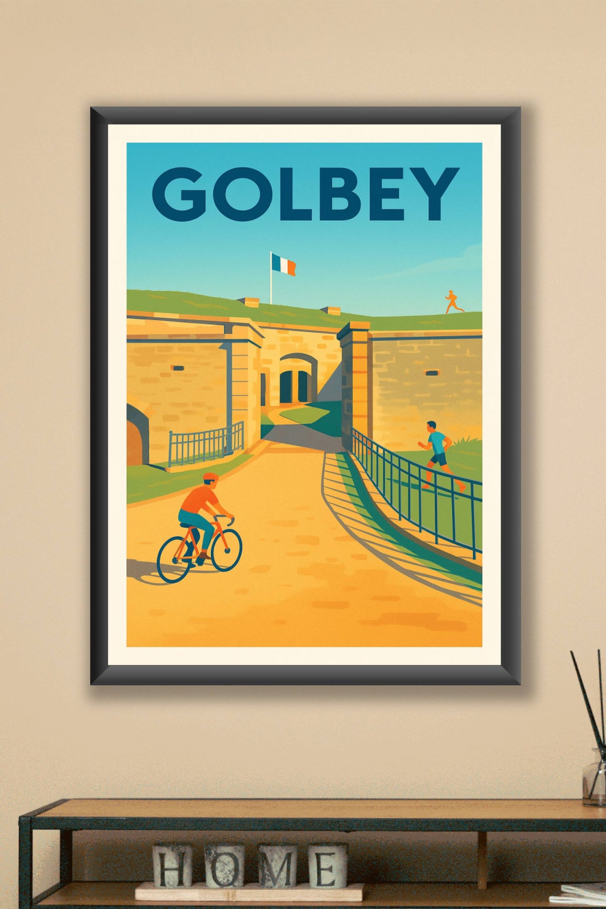 Affiche de Golbey - Esprit sportif et patrimoine historique