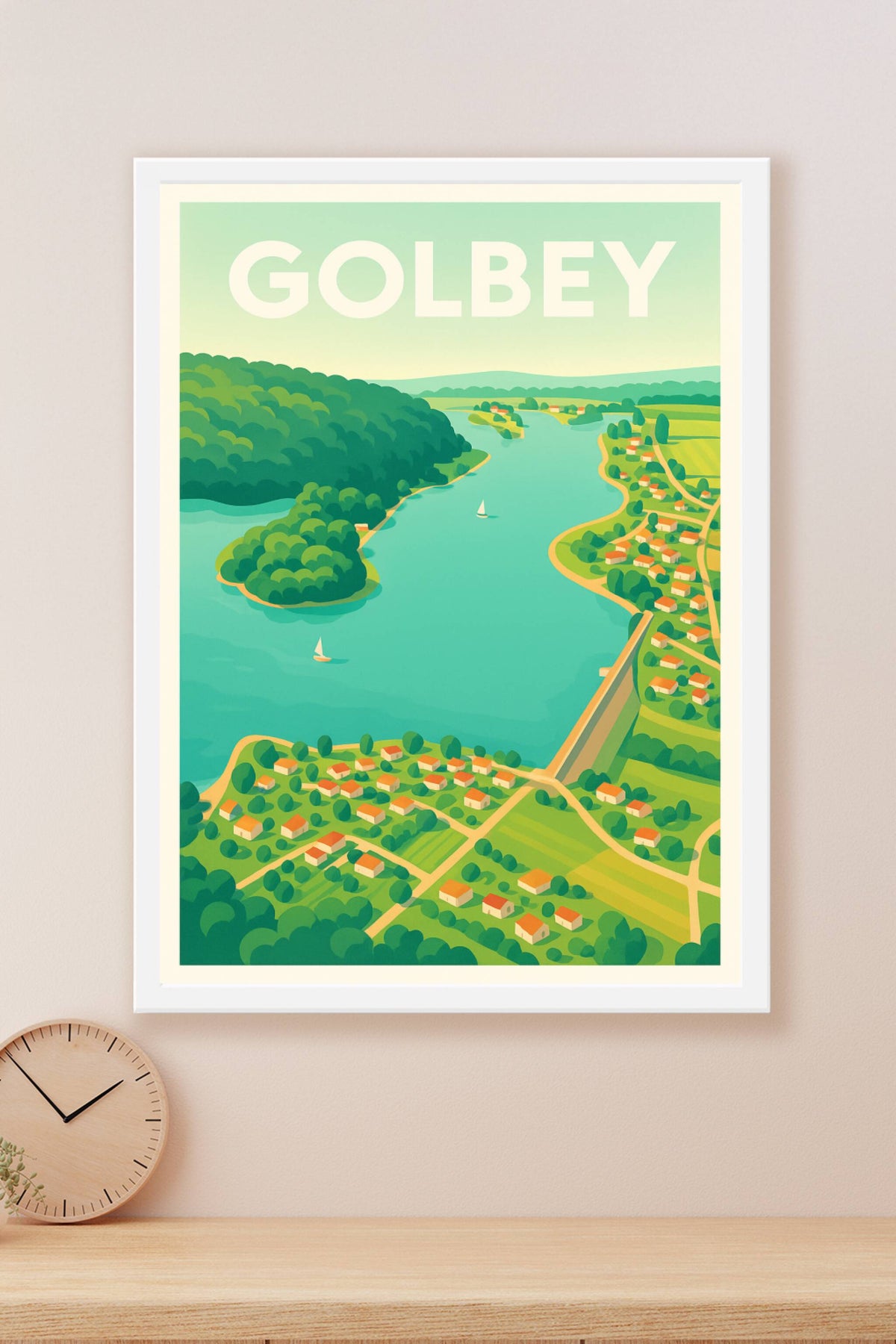 Affiche de Golbey - Nature et sérénité au fil de l'eau