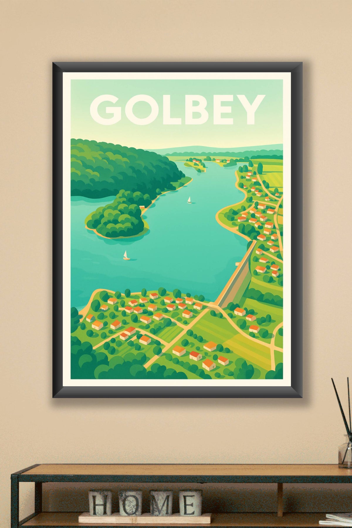 Affiche de Golbey - Nature et sérénité au fil de l'eau