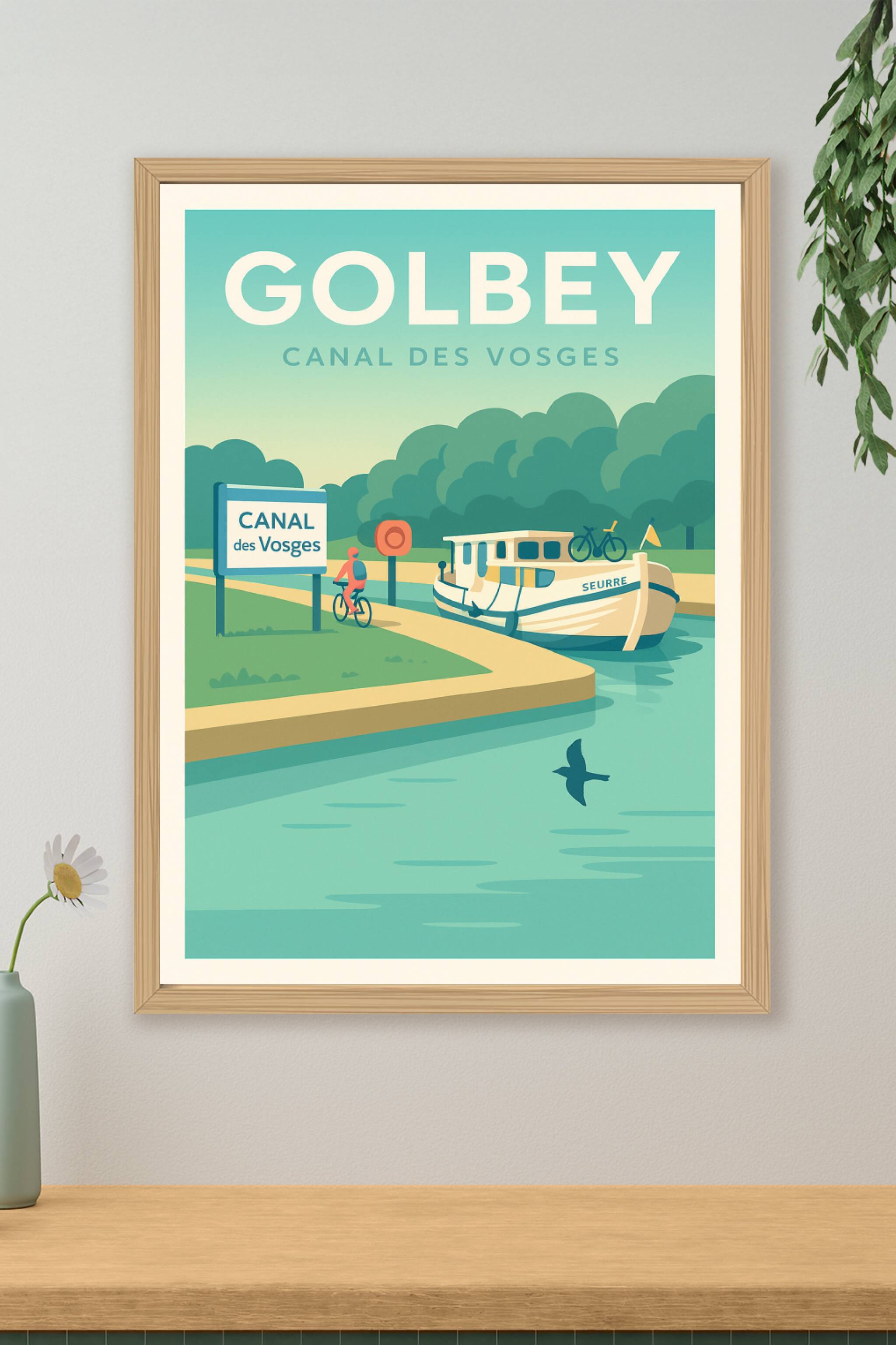 Affiche de Golbey - Sérénité au Canal des Vosges