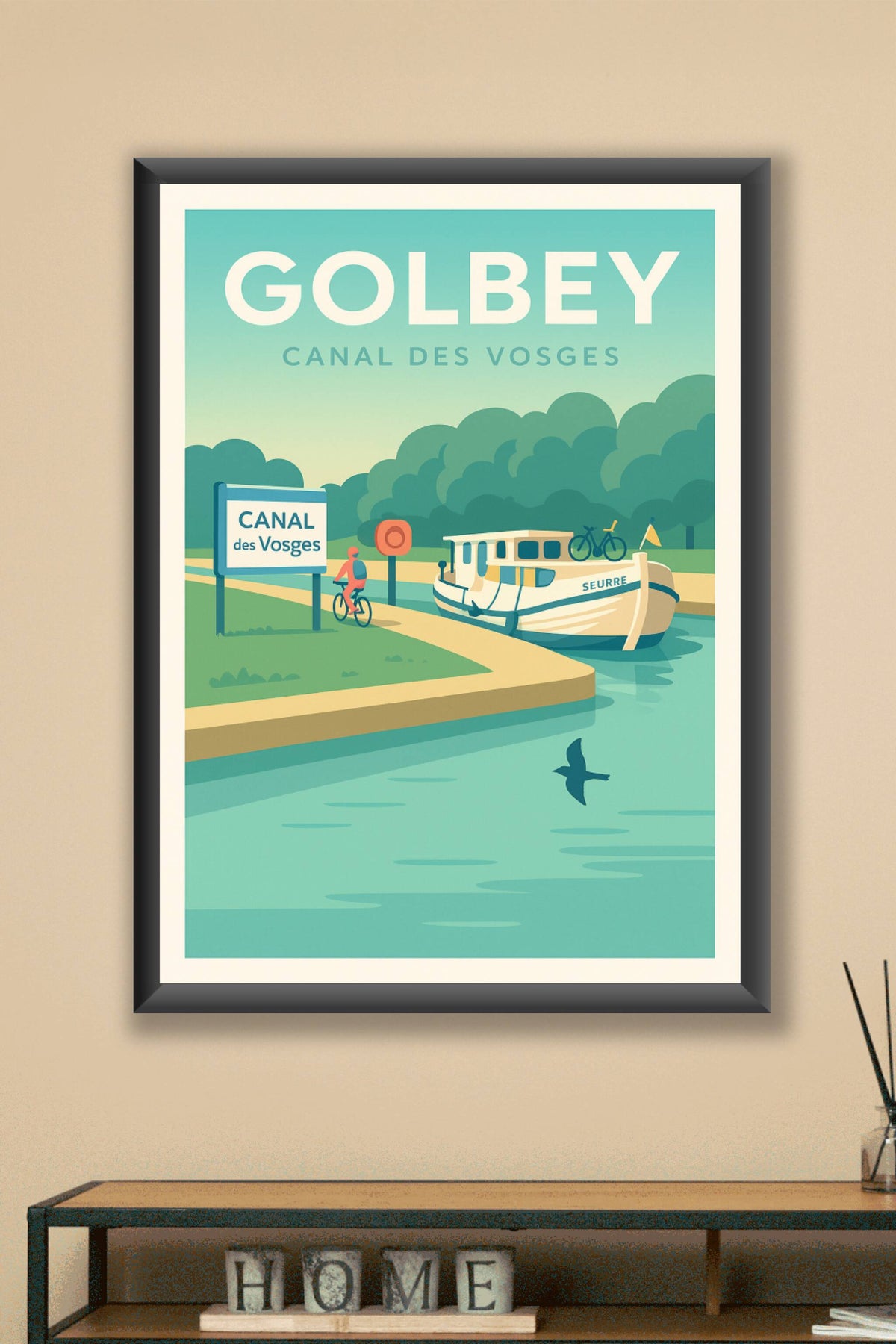 Affiche de Golbey - Sérénité au Canal des Vosges