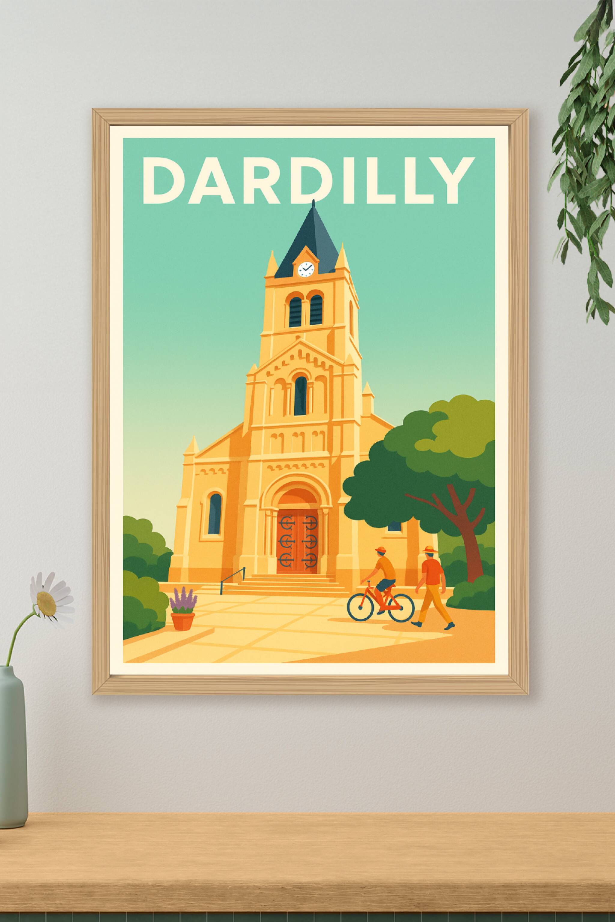 Affiche de Dardilly - Charme authentique et douceur de vivre