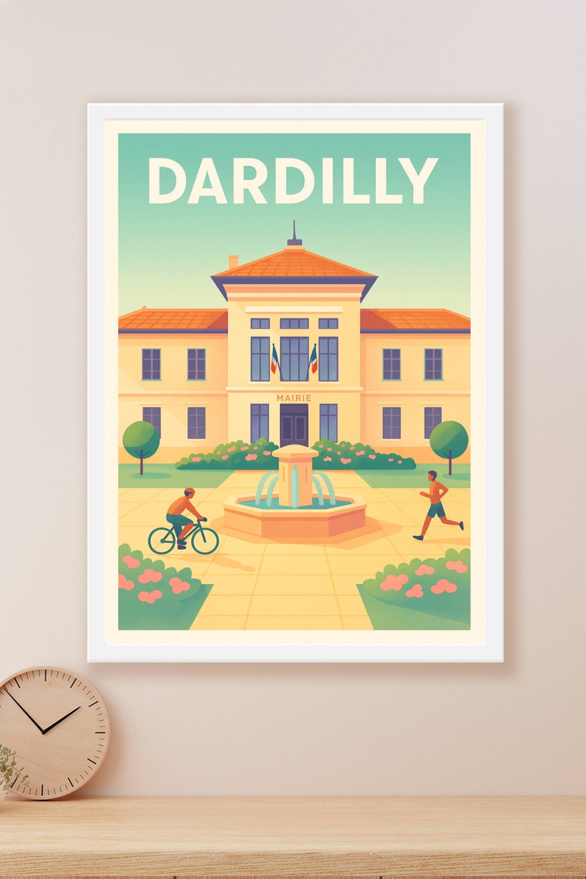 Affiche de Dardilly - Ambiance paisible au cœur de la mairie