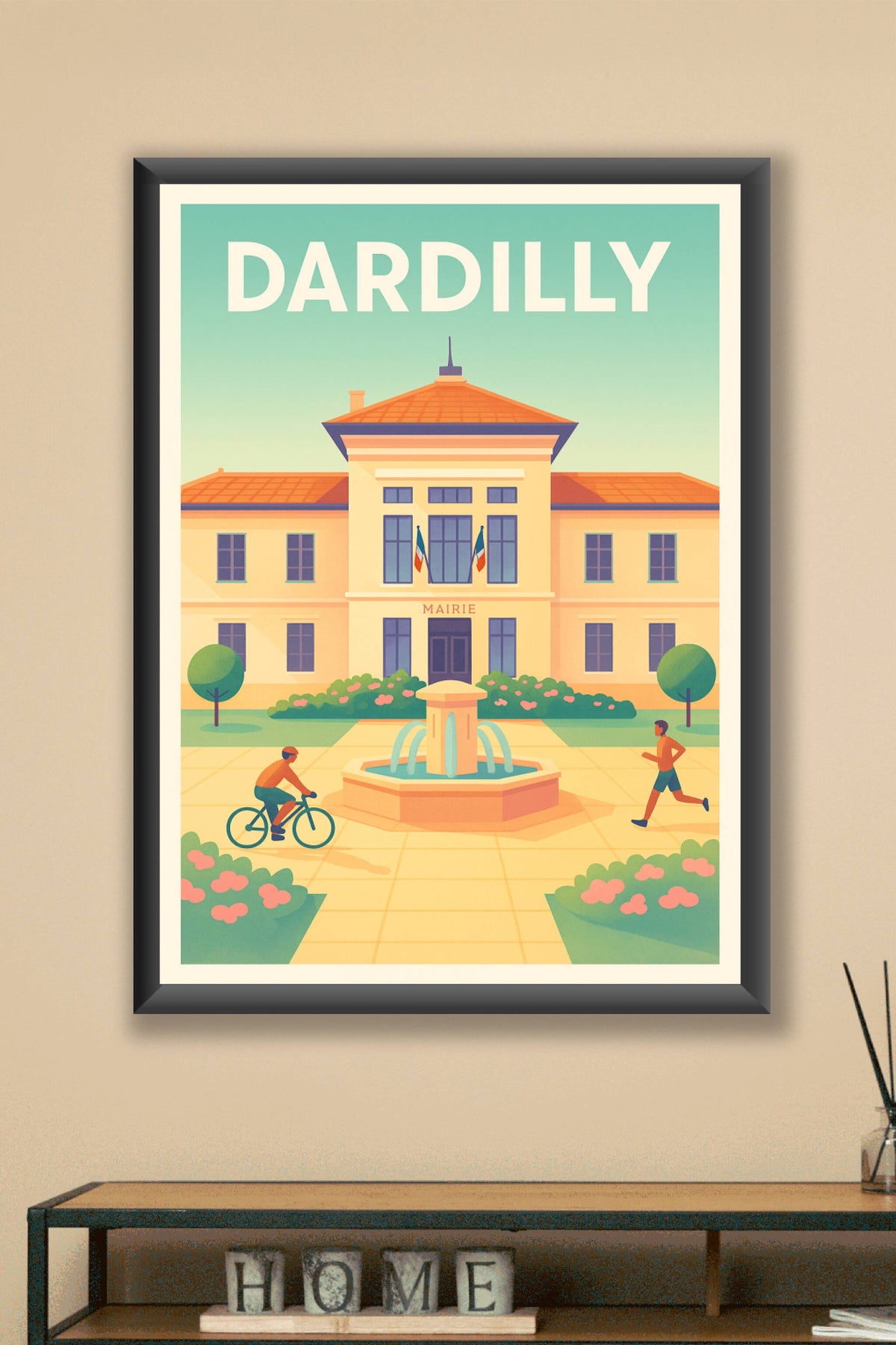 Affiche de Dardilly - Ambiance paisible au cœur de la mairie