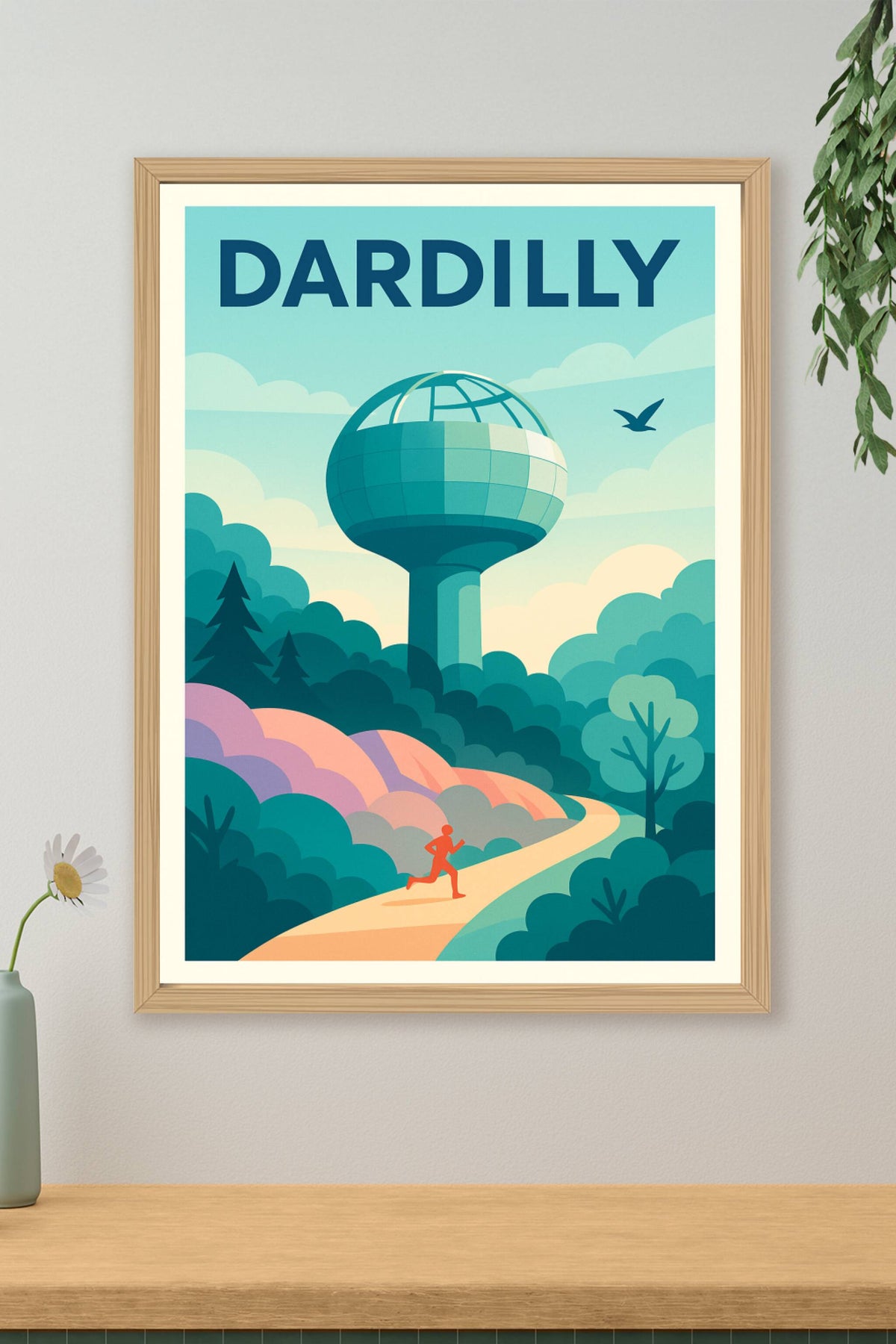 Affiche de Dardilly - Ode à la nature et à l'effort