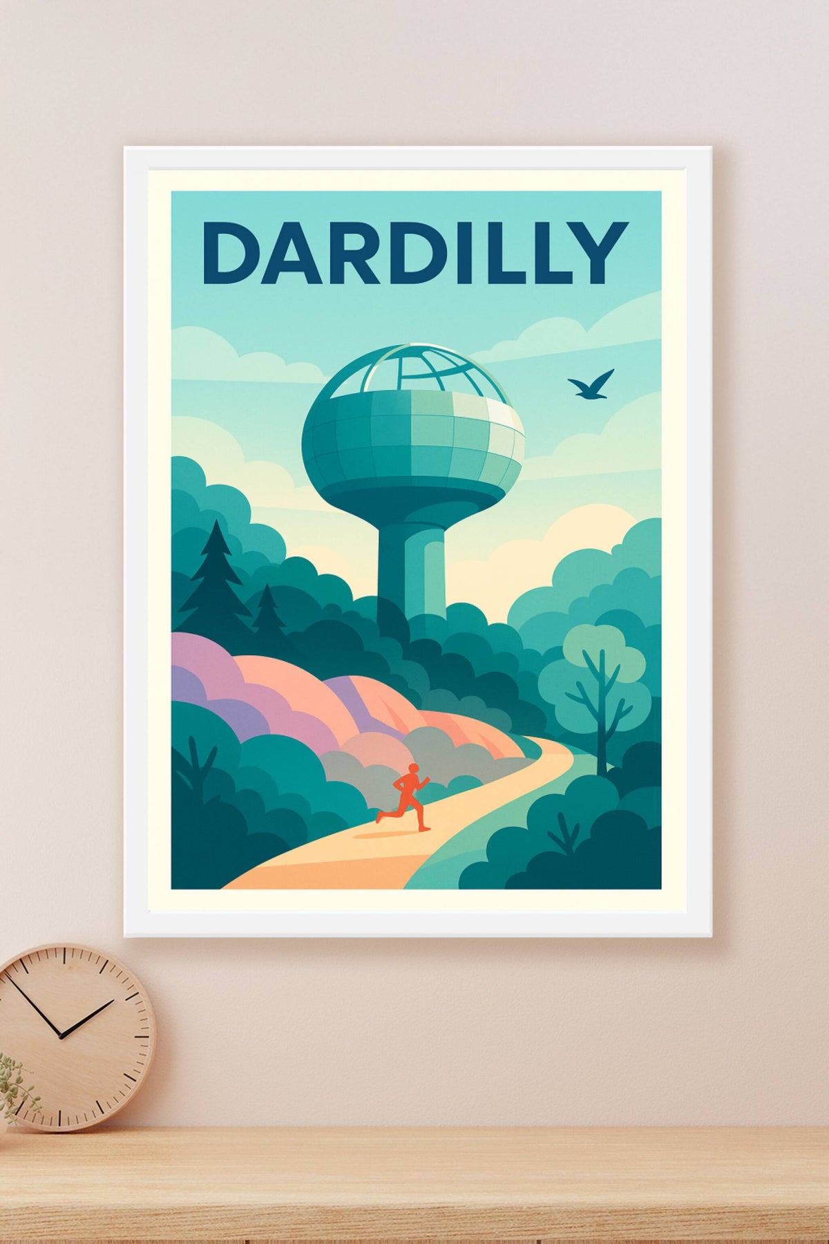 Affiche de Dardilly - Ode à la nature et à l'effort
