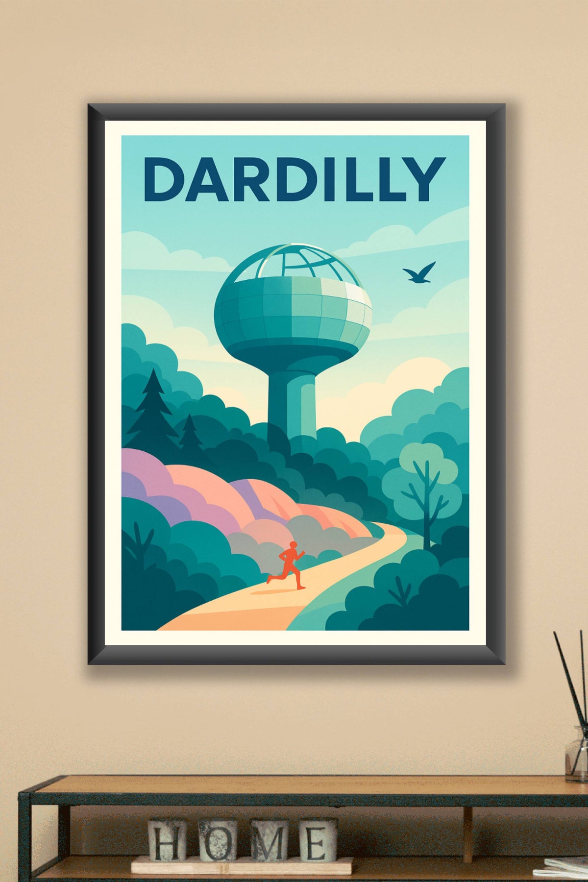 Affiche de Dardilly - Ode à la nature et à l'effort