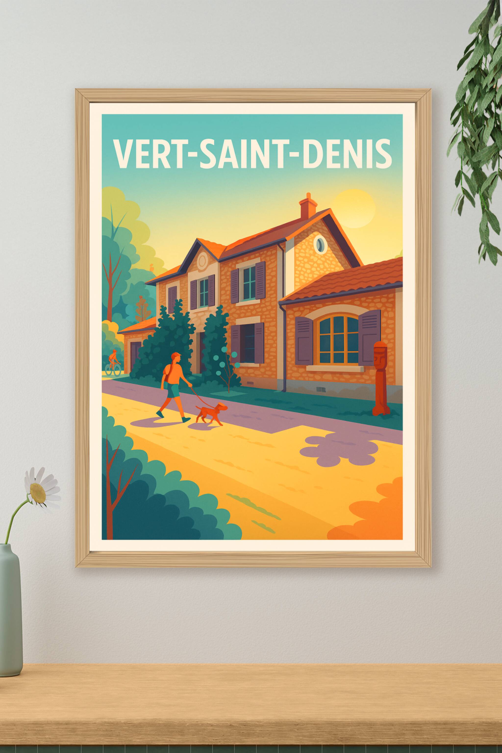 Affiche de Vert-Saint-Denis - Charme paisible et douceur de vivre