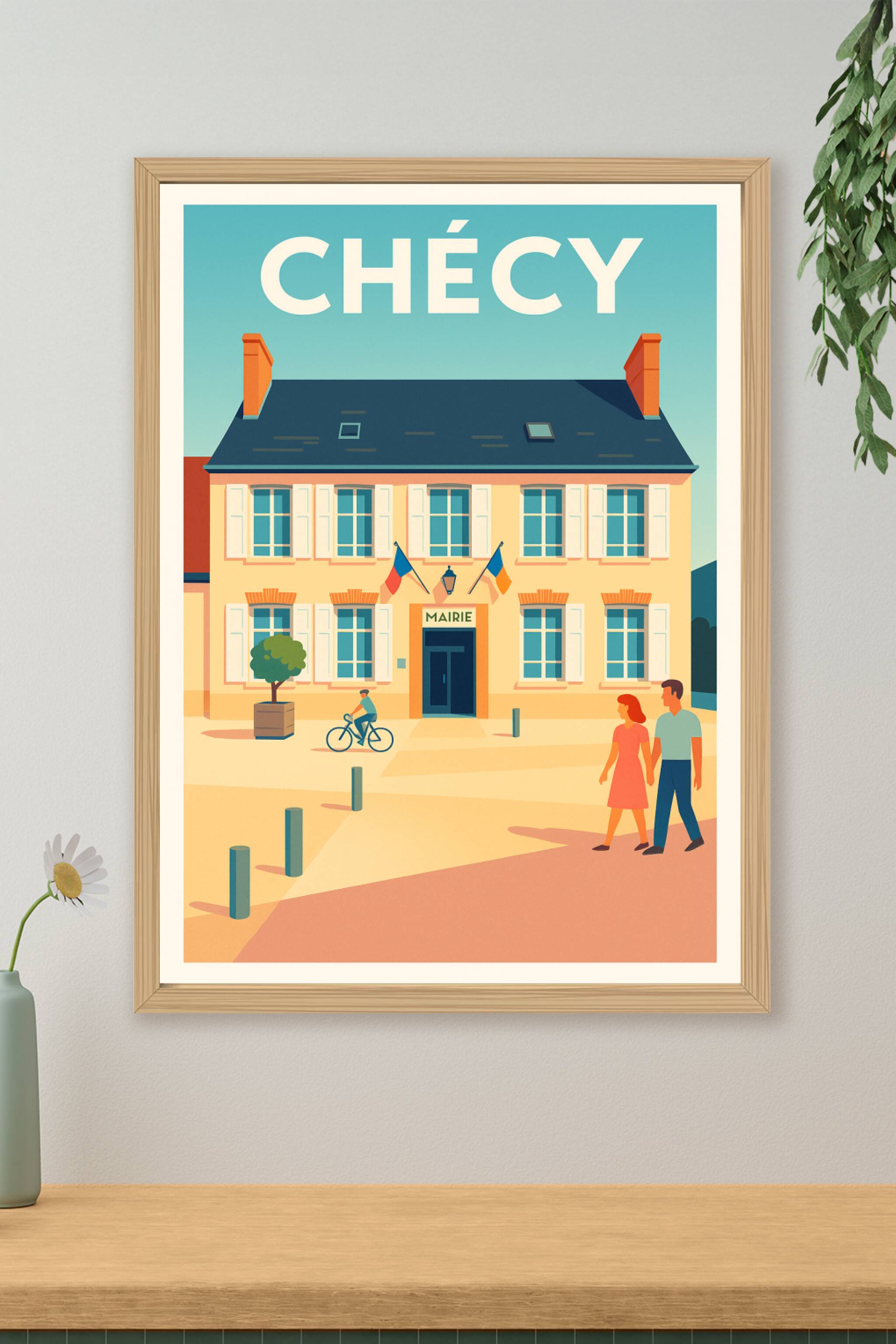 Affiche de Chécy - Charme et douceur de la mairie