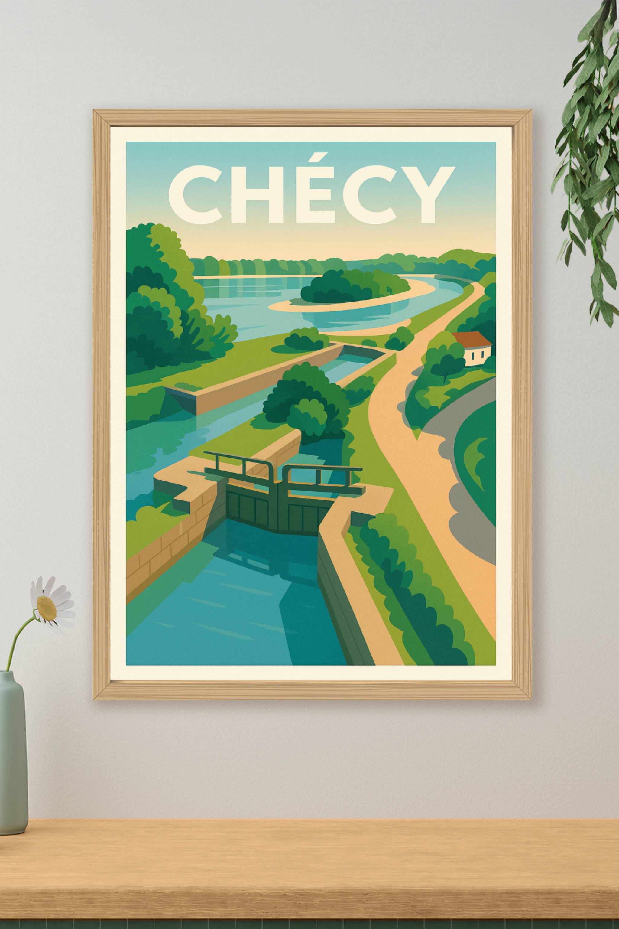 Affiche de Chécy - Évasion Verte au Fil de l'Eau