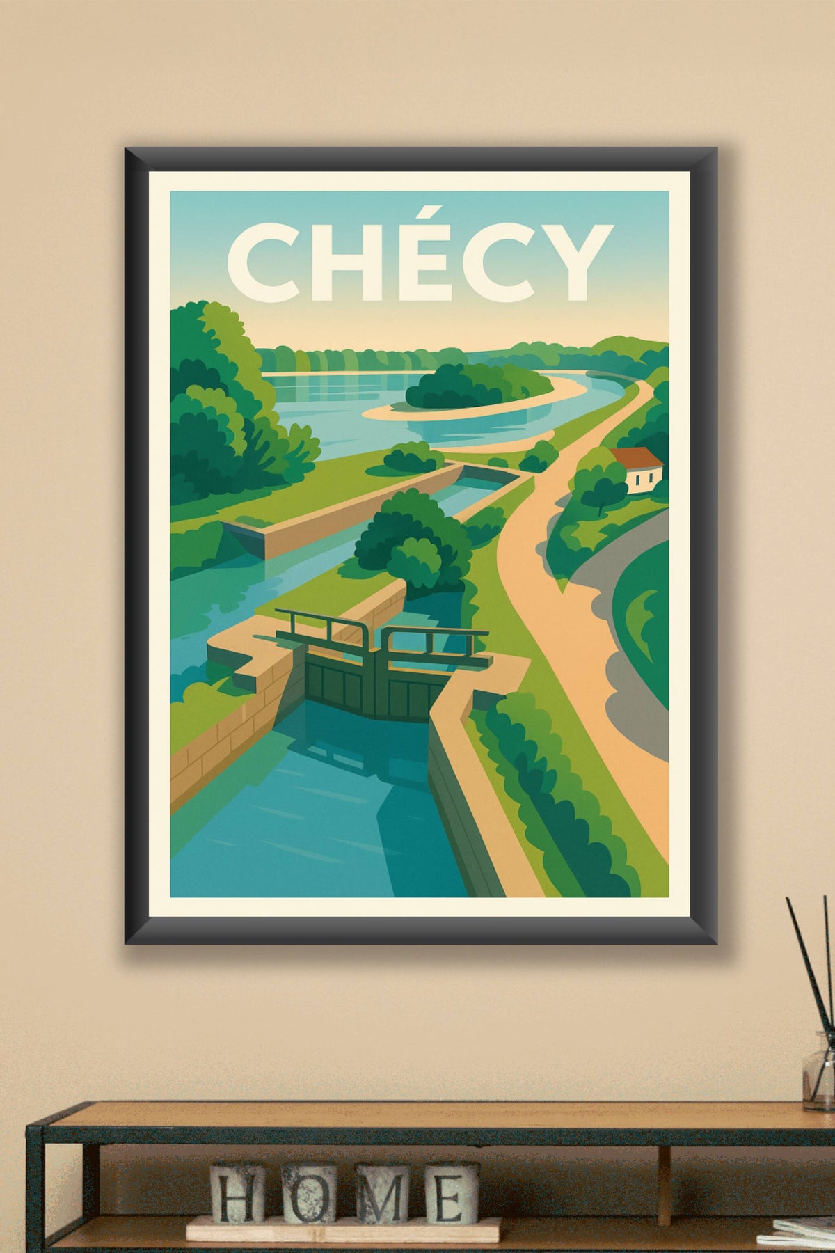 Affiche de Chécy - Évasion Verte au Fil de l'Eau