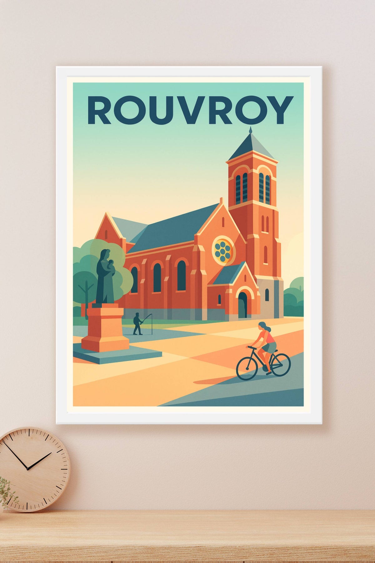 Affiche de Rouvroy - Charme paisible et architecture emblématique