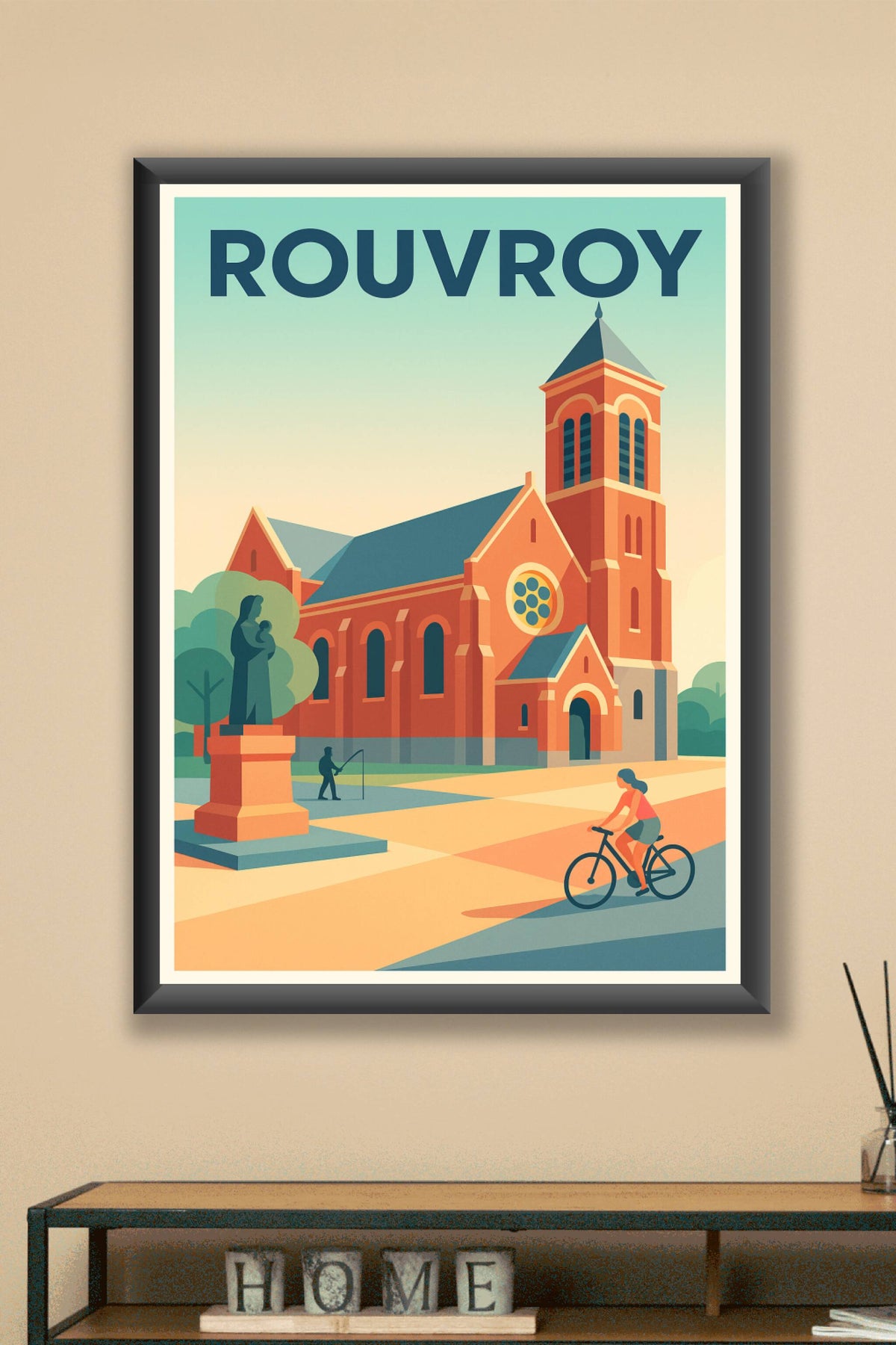 Affiche de Rouvroy - Charme paisible et architecture emblématique