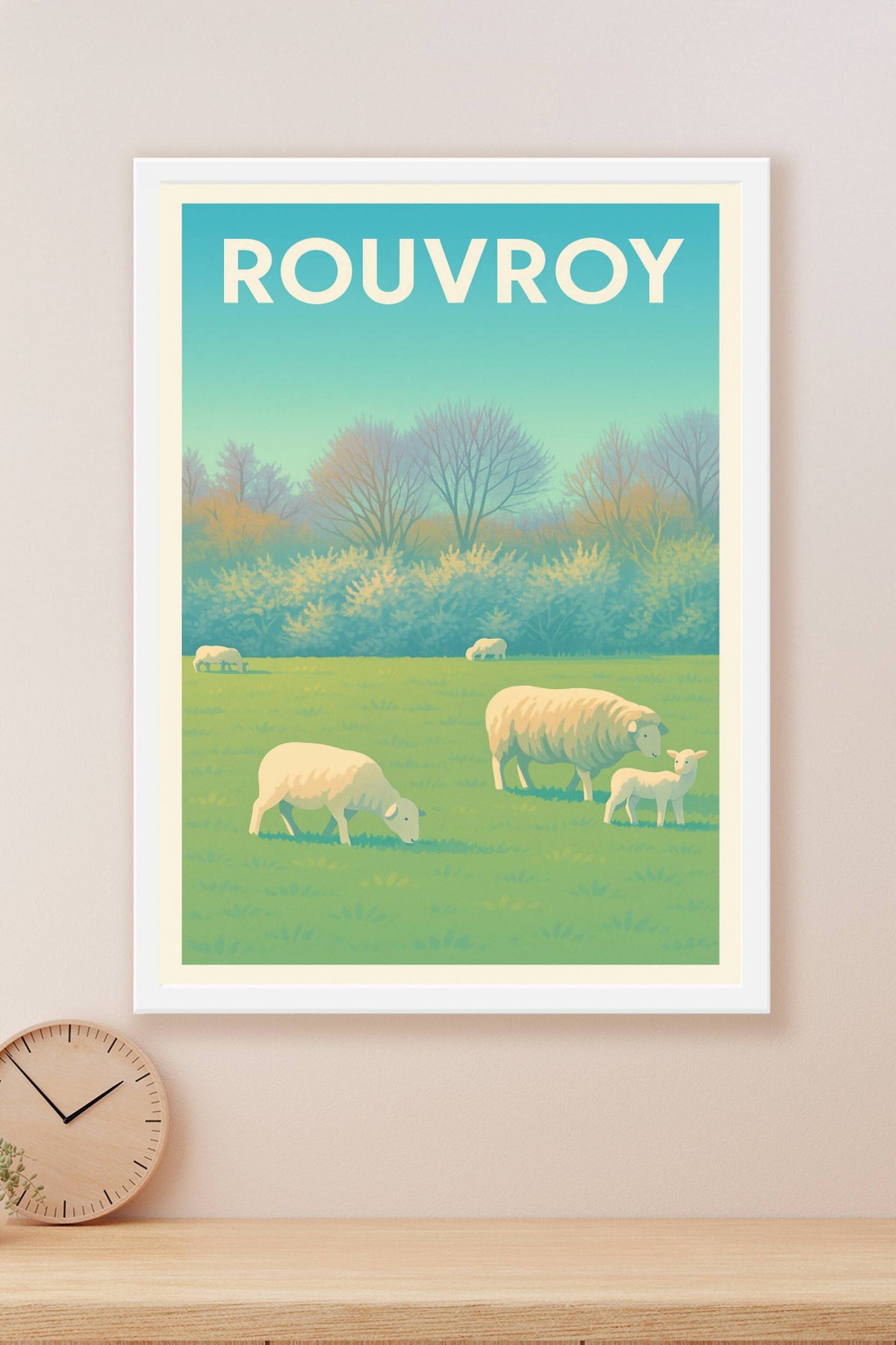 Affiche de Rouvroy - Douceur pastorale au cœur de la nature